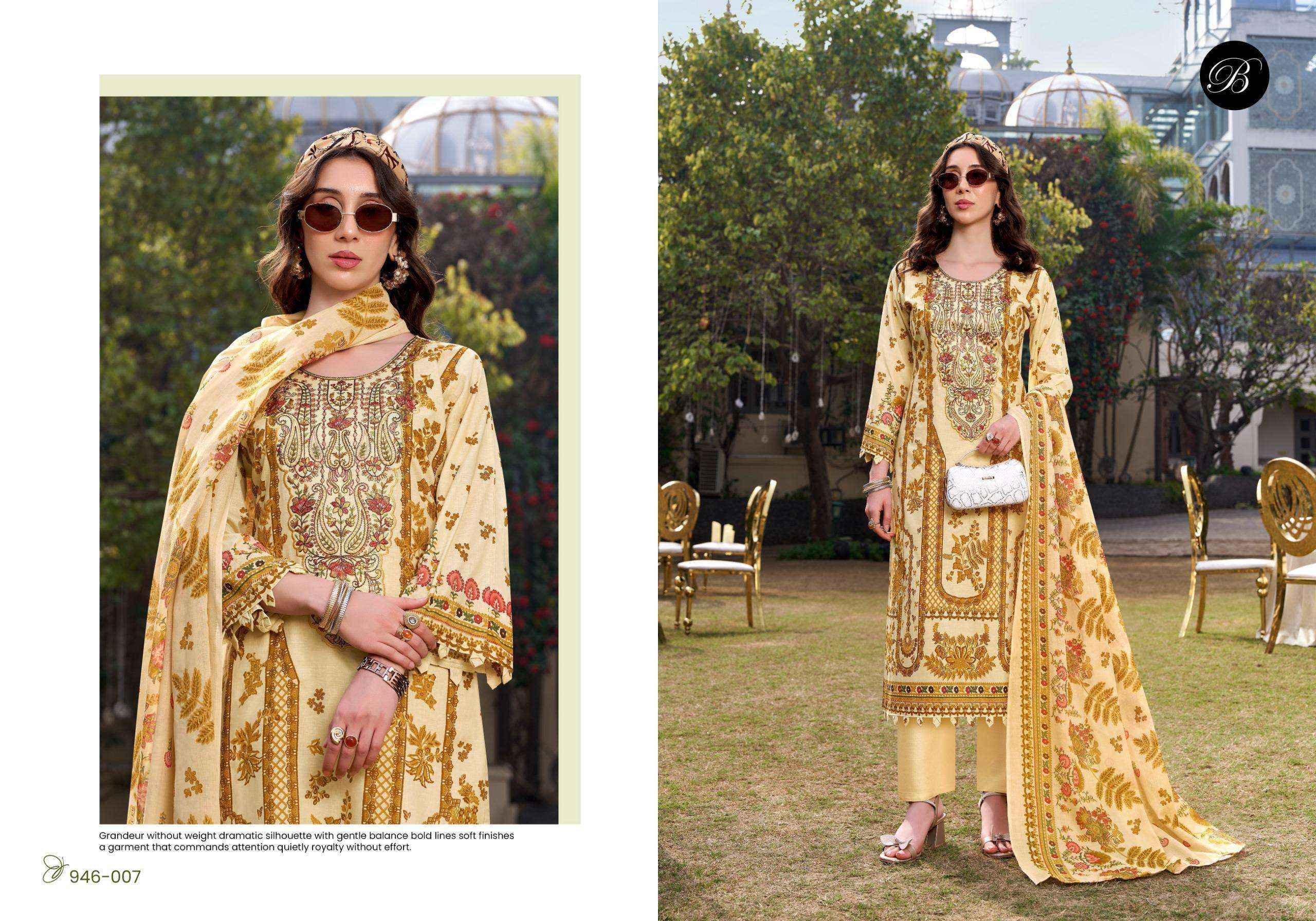 Belliza Naira Vol-130 Cotton Dress Material (8 pcs Cataloge)