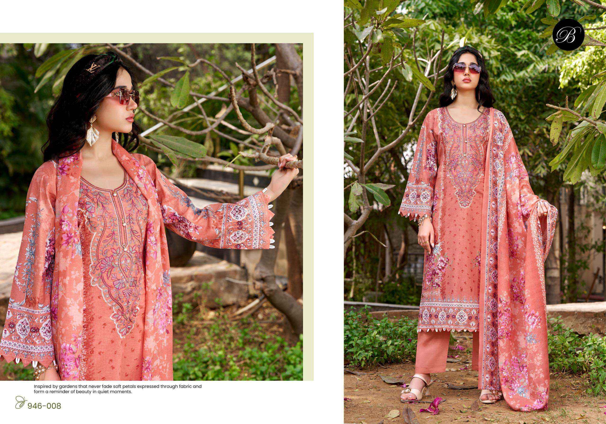 Belliza Naira Vol-130 Cotton Dress Material (8 pcs Cataloge)