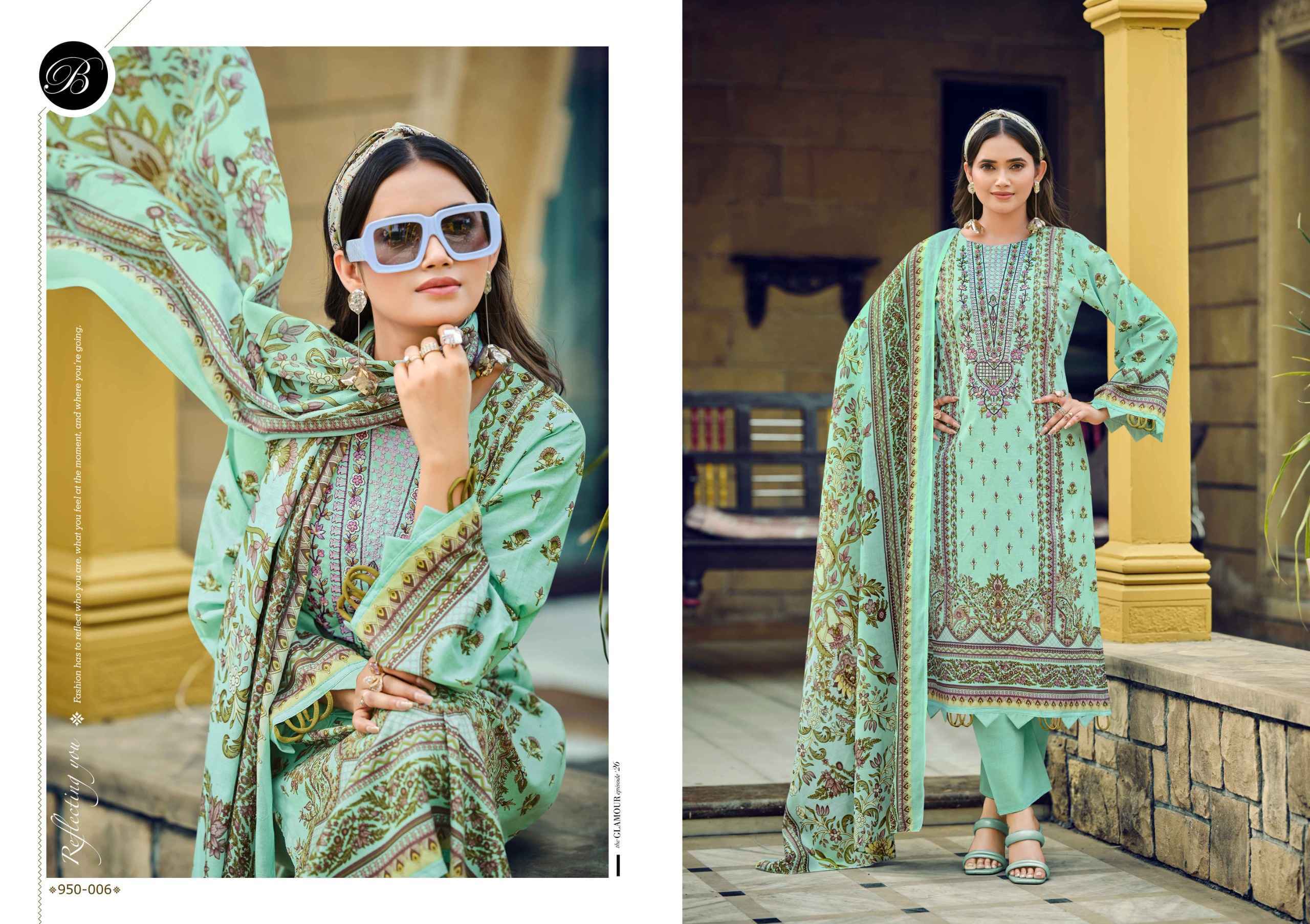 Belliza Naira Vol-131 Cotton Dress Material (8 pcs Cataloge)