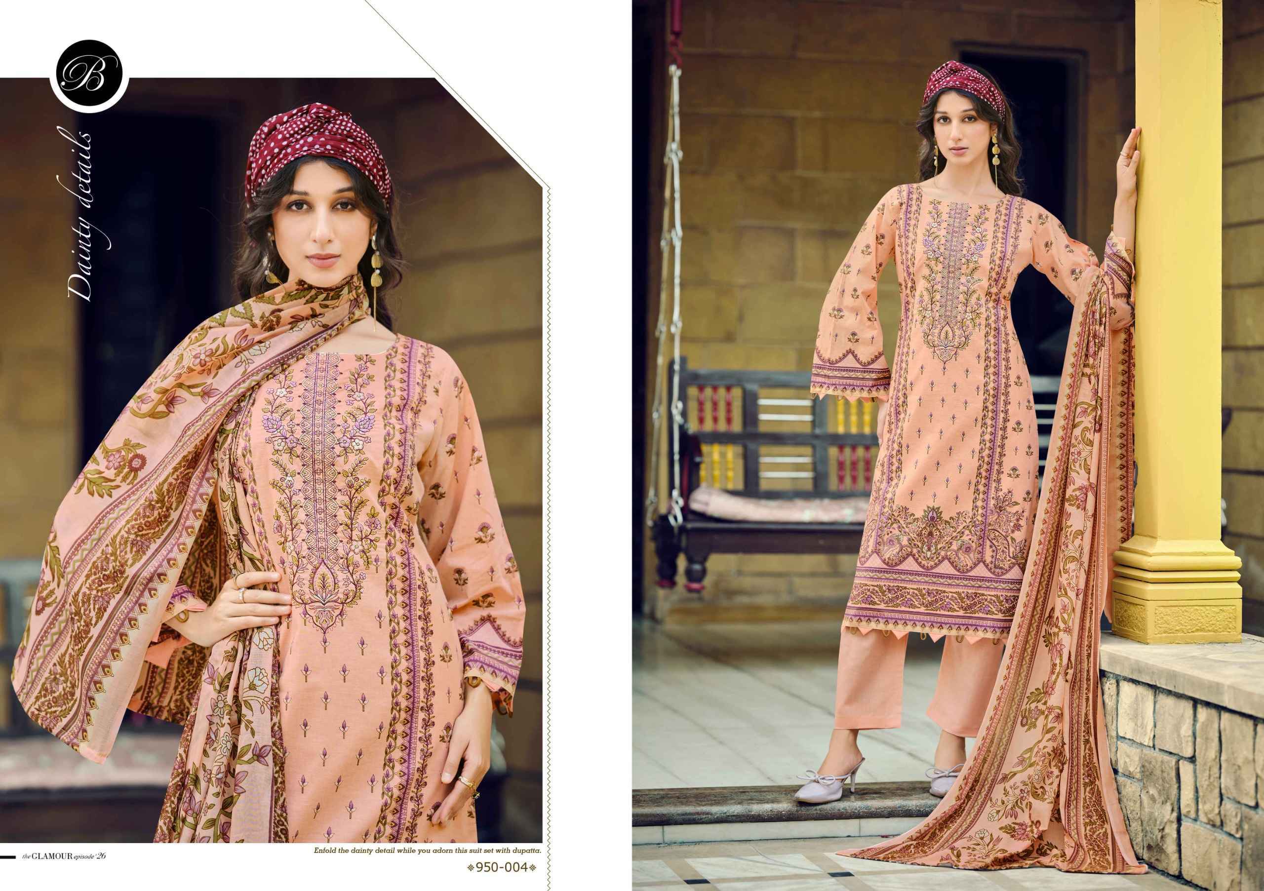 Belliza Naira Vol-131 Cotton Dress Material (8 pcs Cataloge)