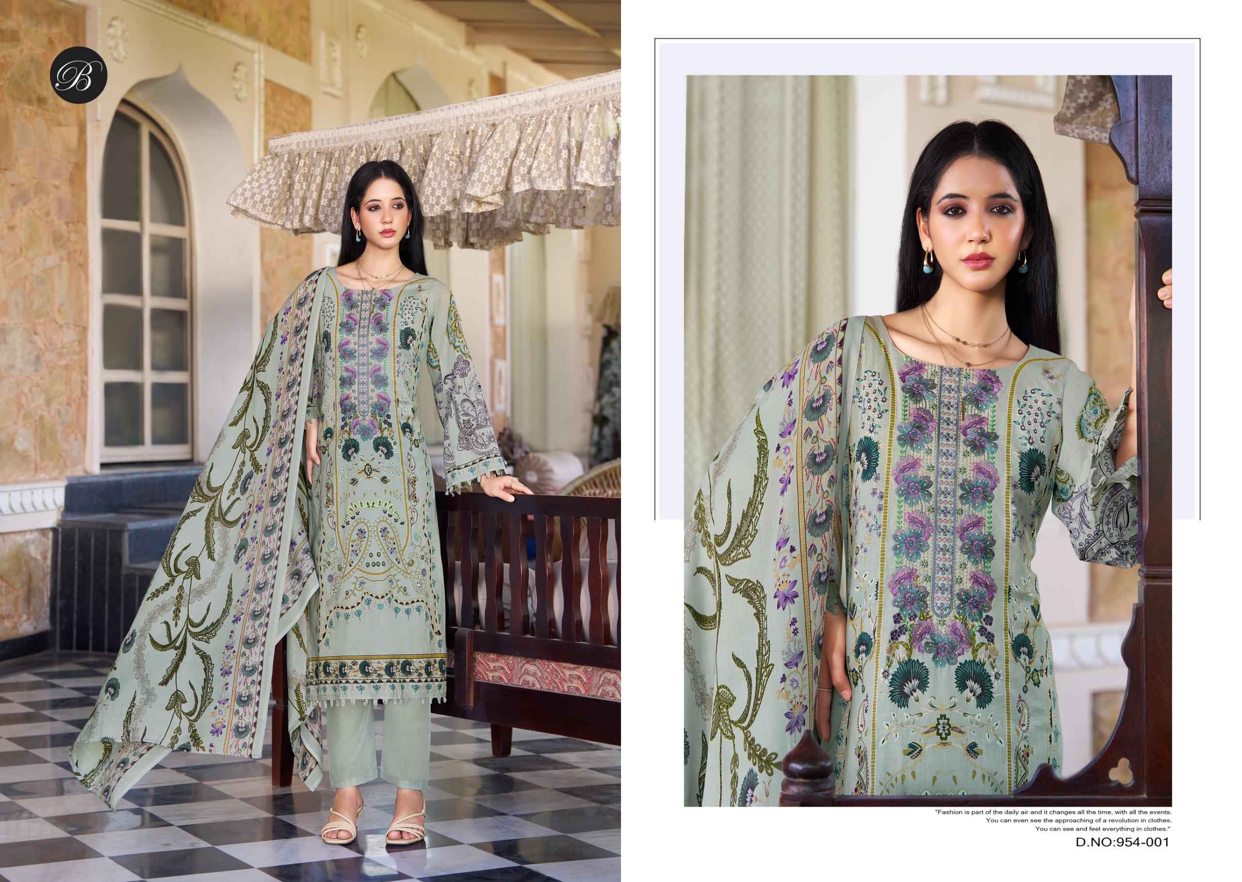 Belliza Naira Vol-132 Cotton Dress Material (8 pcs Cataloge)