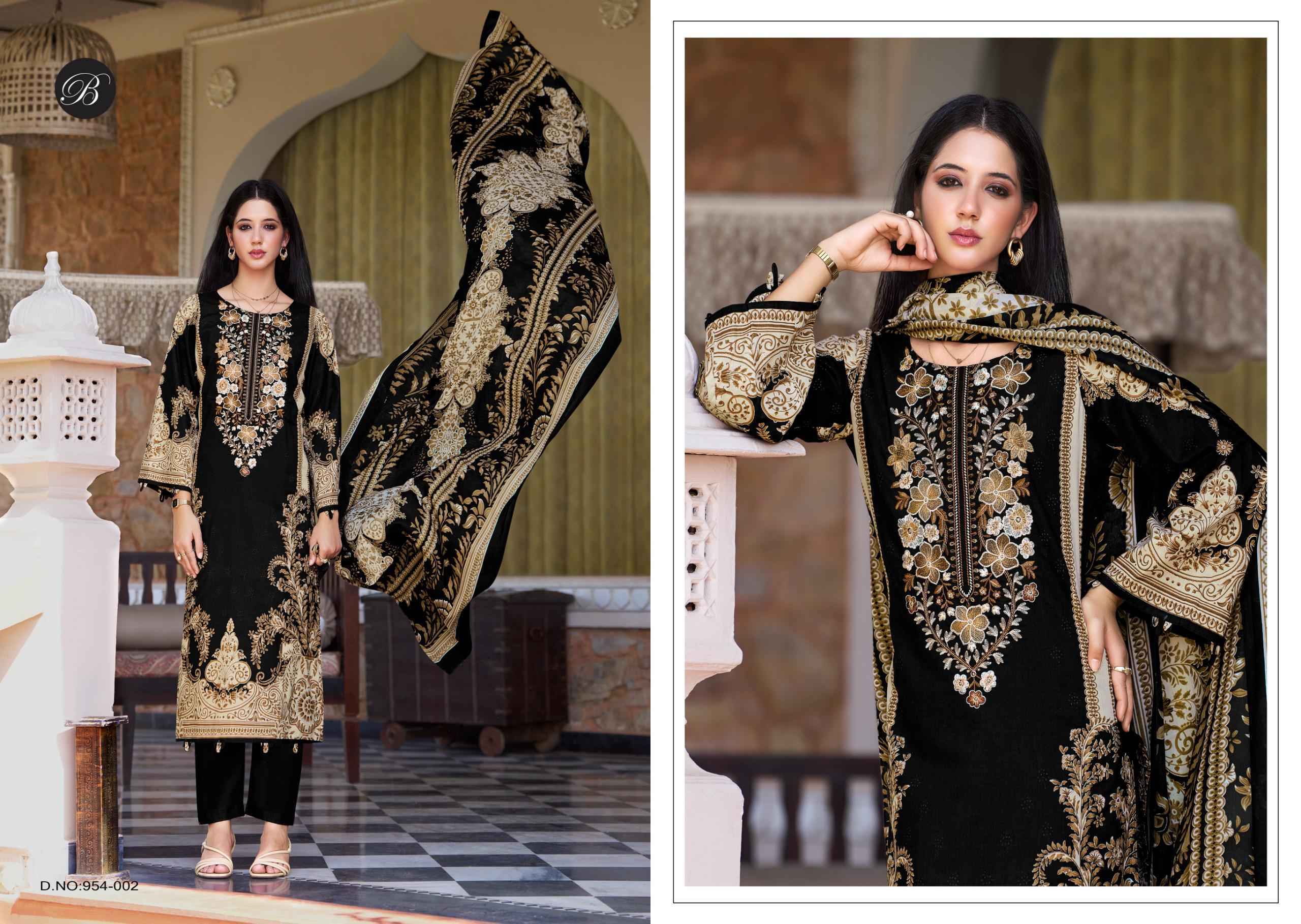 Belliza Naira Vol-132 Cotton Dress Material (8 pcs Cataloge)