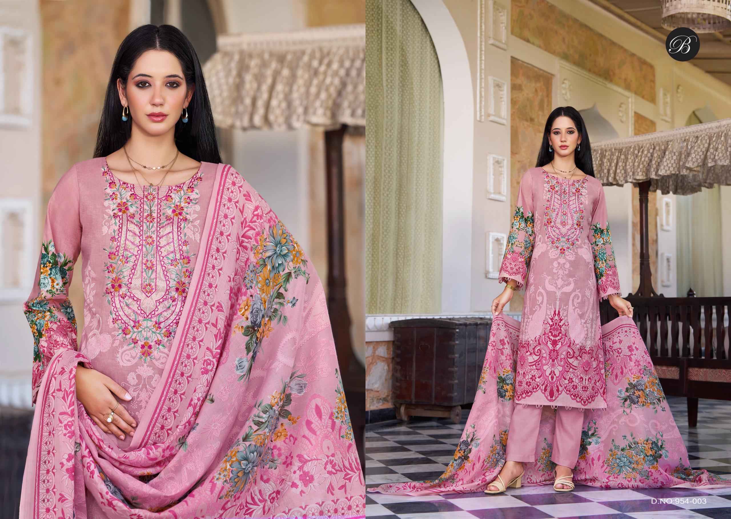 Belliza Naira Vol-132 Cotton Dress Material (8 pcs Cataloge)