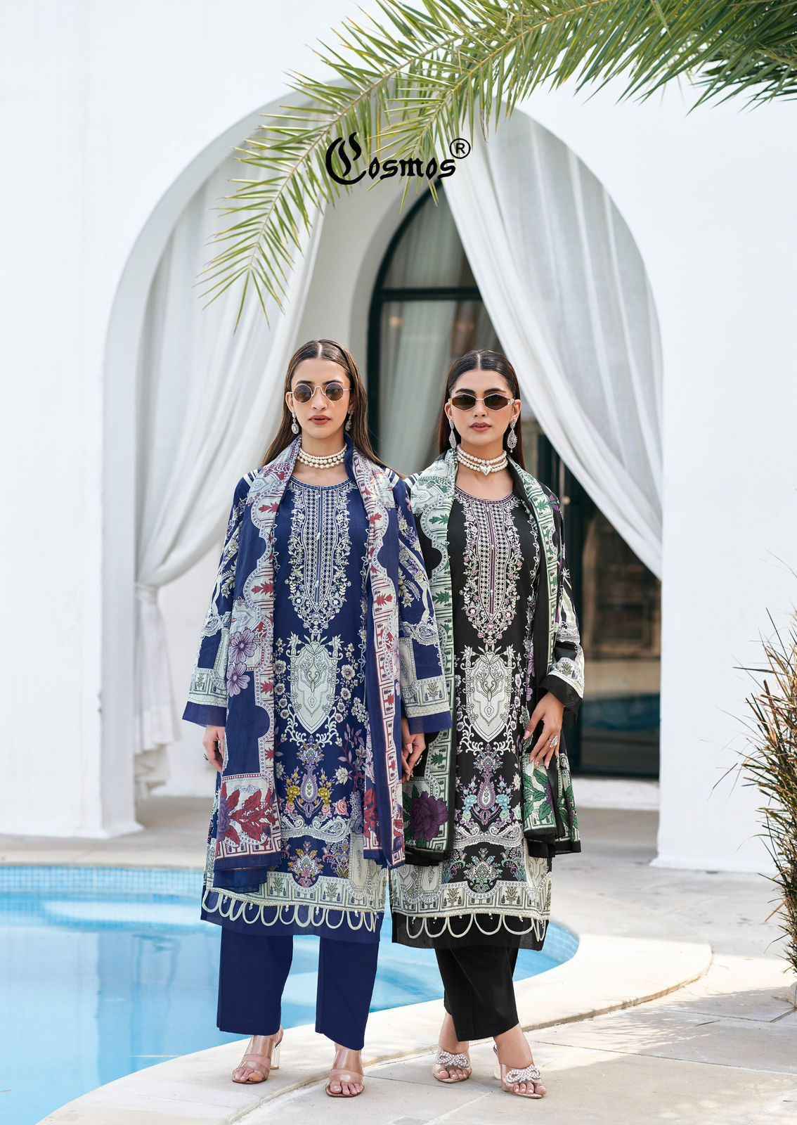 Cosmos Bliss Lawn Vol-3 Lawn Cotton Dress Material (8 pcs Catalogue)