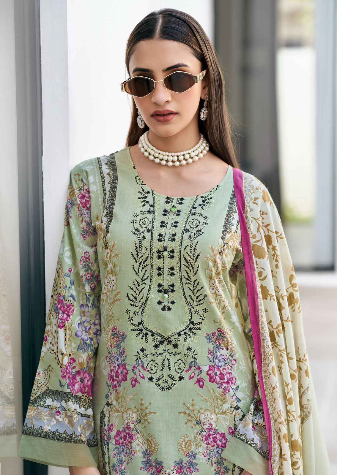Cosmos Bliss Lawn Vol-3 Lawn Cotton Dress Material (8 pcs Catalogue)