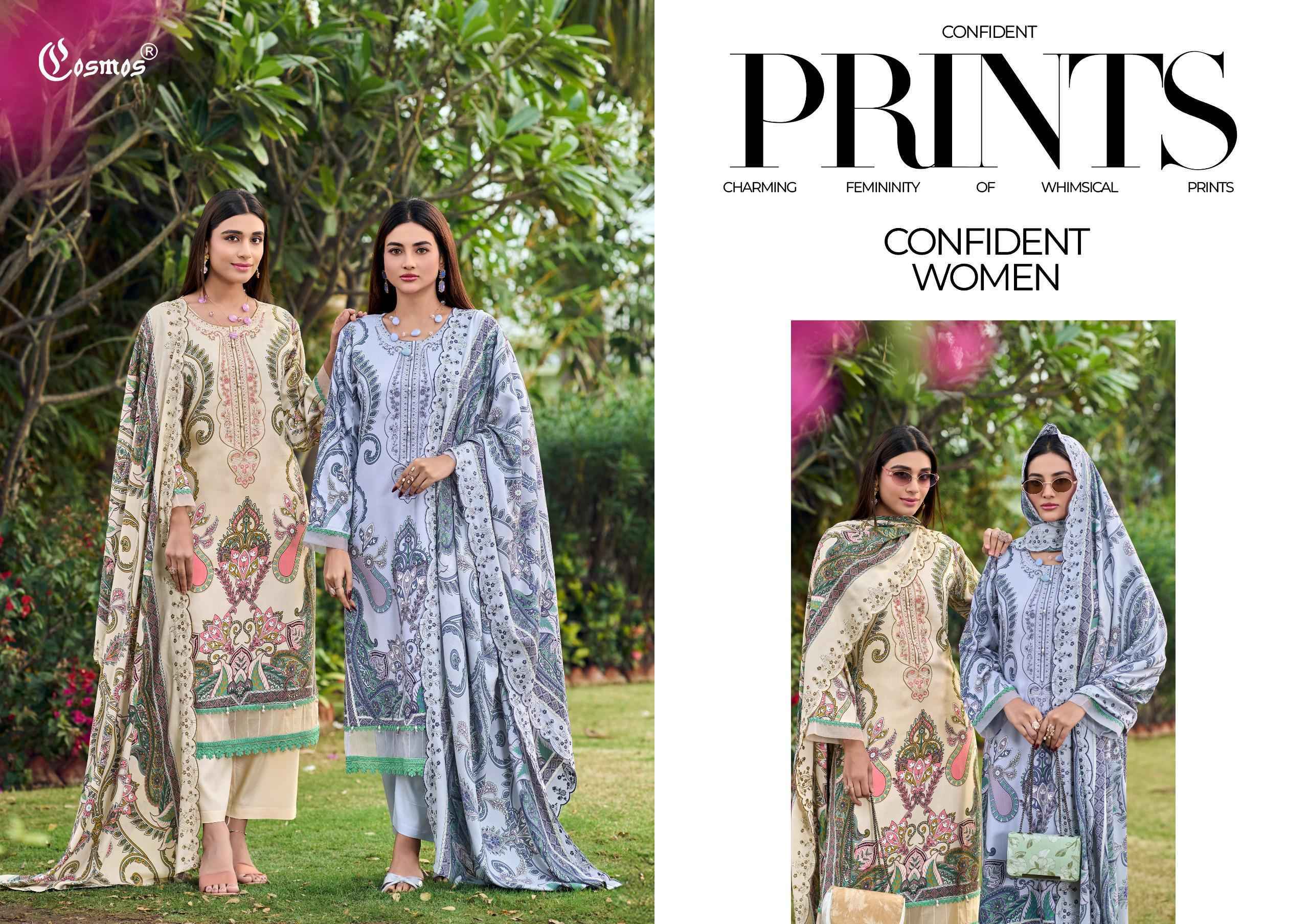 Cosmos Needle Wonder Rayon Collection Vol-2 Rayon Dress Material (8 pcs Catalogue)