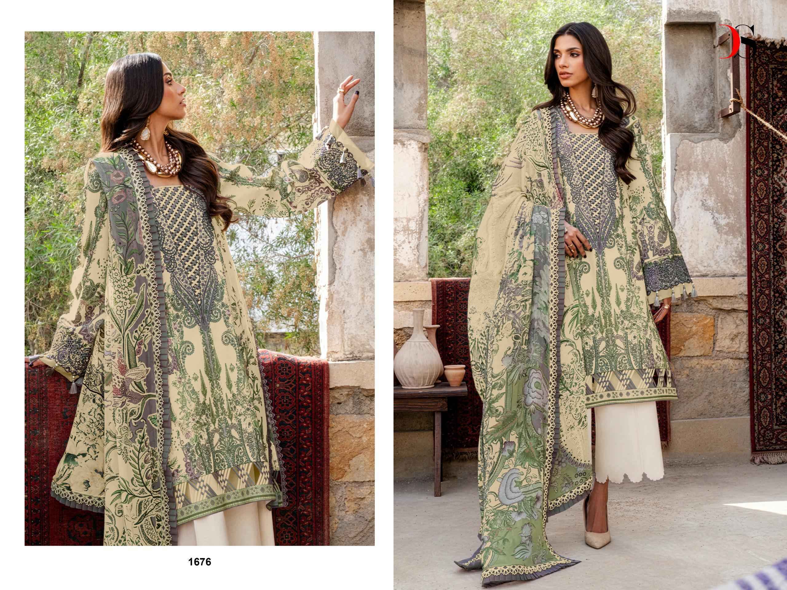 Deepsy Jade Bliss Lawn Vol-4 Cotton Dress Material (8 Pcs Catalog)
