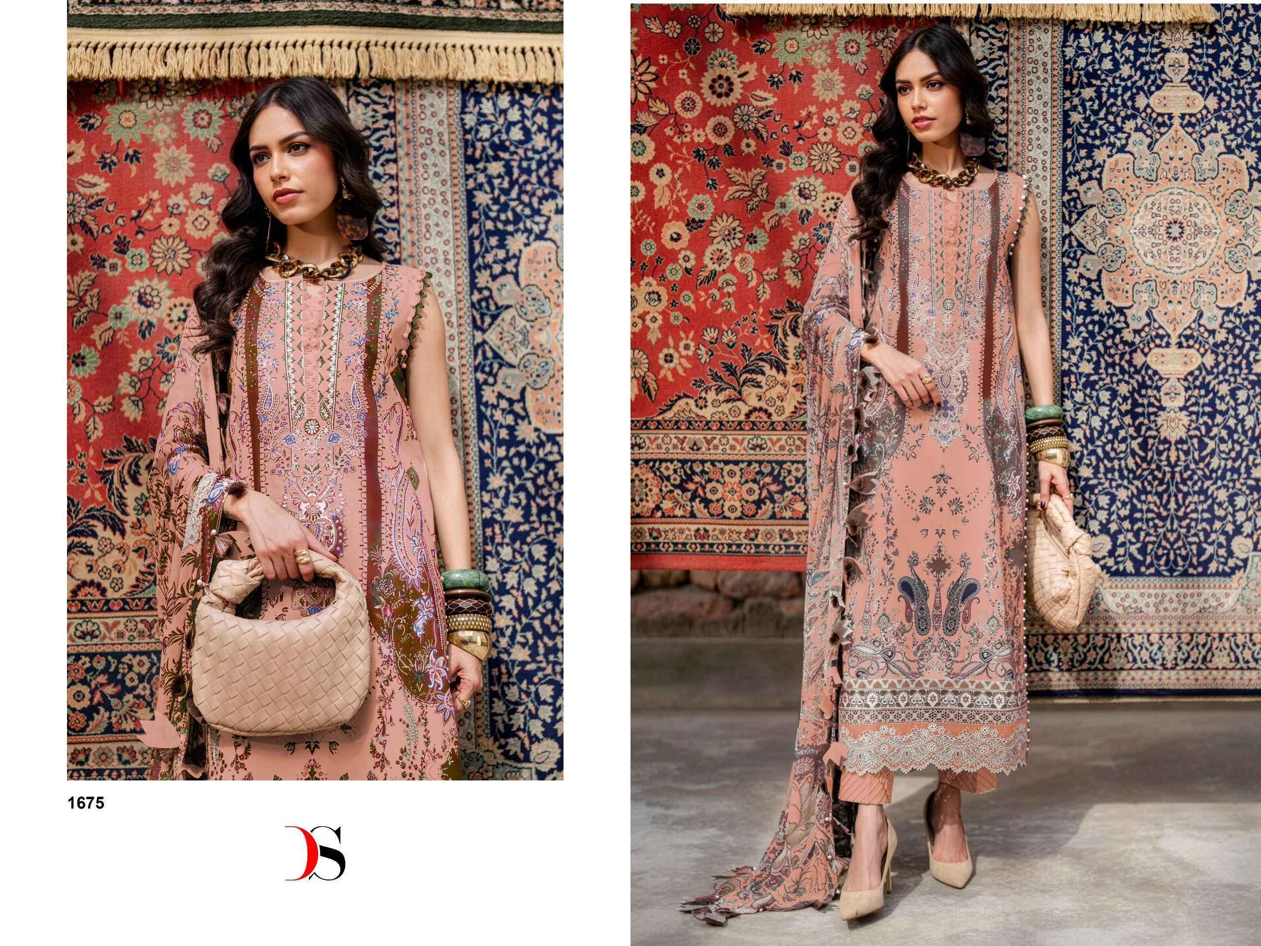 Deepsy Jade Bliss Lawn Vol-4 Cotton Dress Material (8 Pcs Catalog)