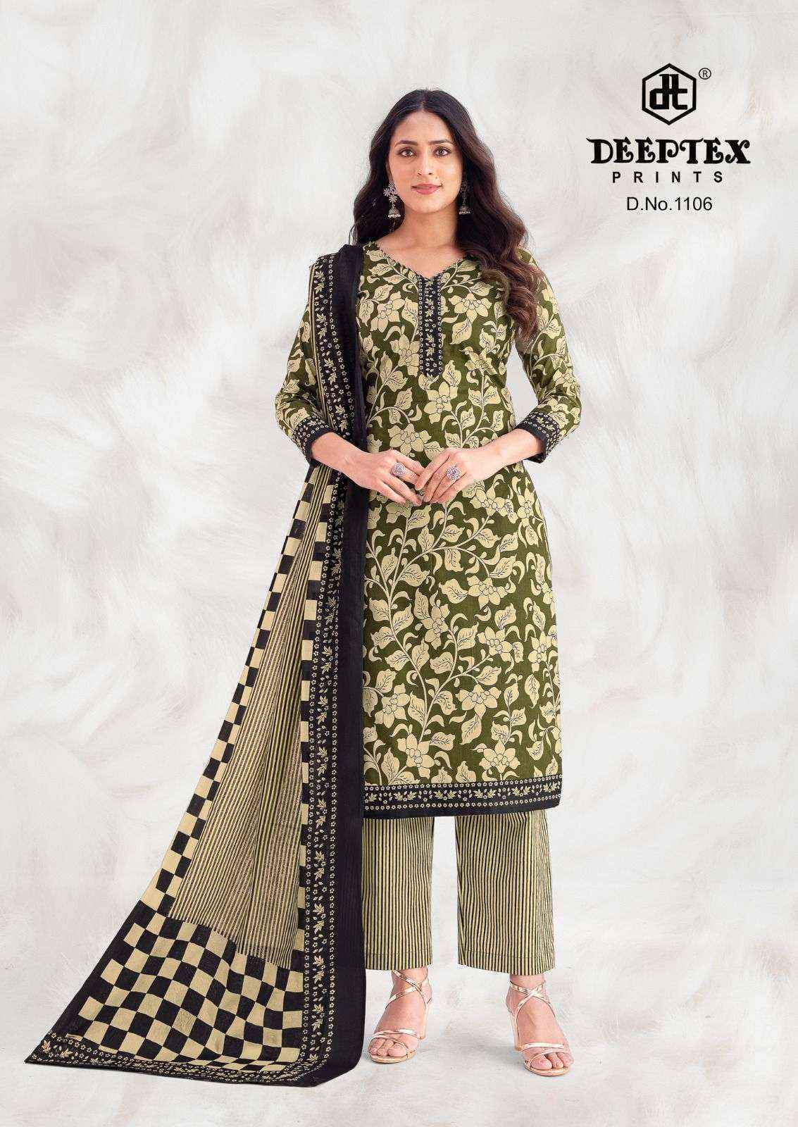 Deeptex Aaliza Vol-11 Cotton Dress Material (10 pcs Catalogue)