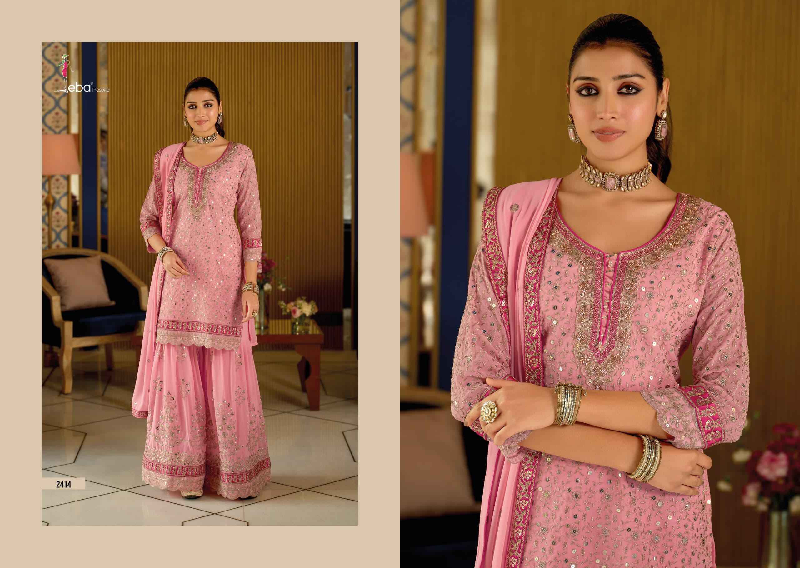 Eba Lifestyle Armani Vol-8 Readymade Georgette Dress (3 pcs Catalogue)