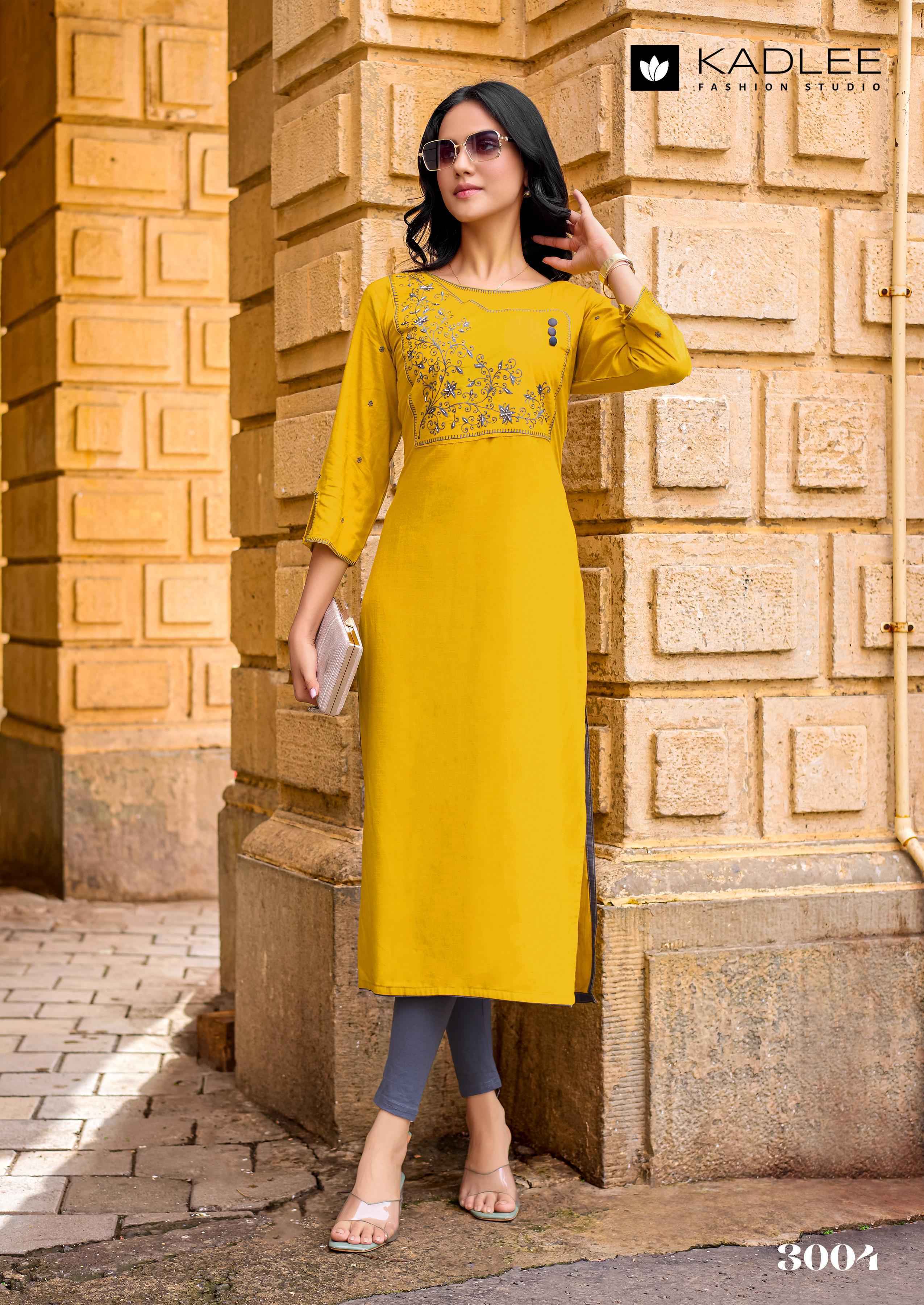 Kadlee Yashvi Rayon Kurti (6 pcs Catalogue)