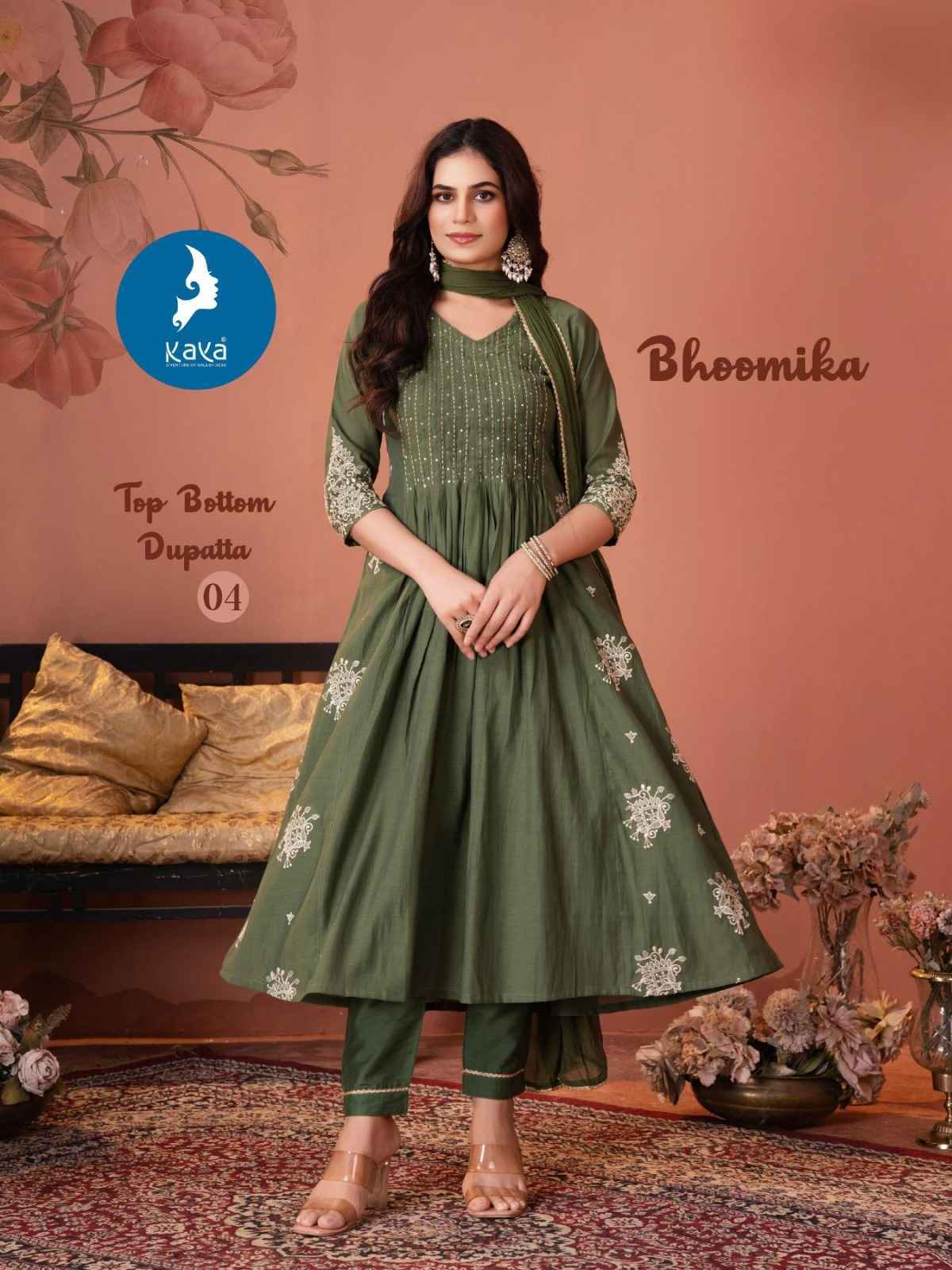 Kaya Bhoomika Mul Chanderi Readymade Suit (6 pcs Catalogue)