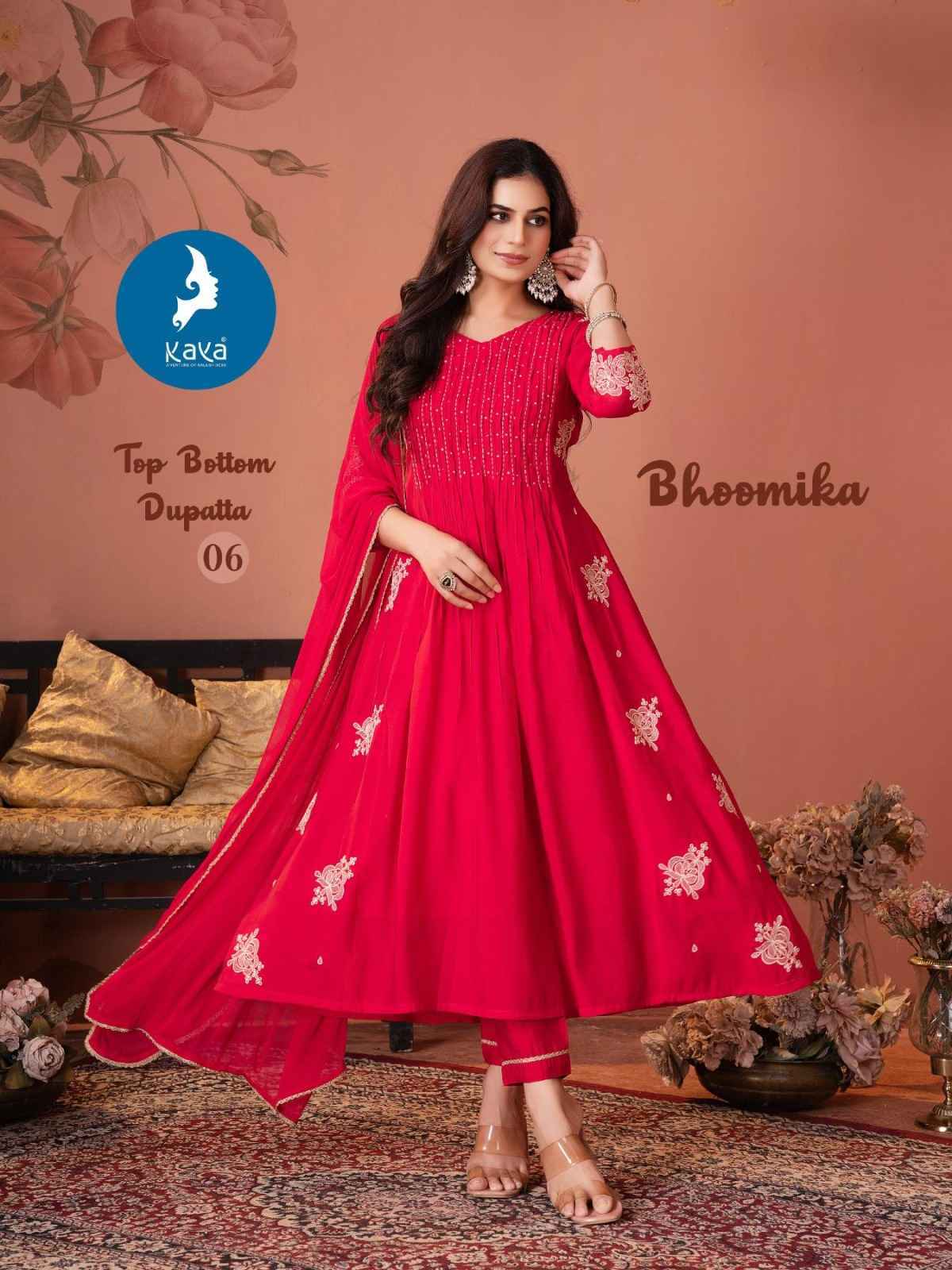 Kaya Bhoomika Mul Chanderi Readymade Suit (6 pcs Catalogue)