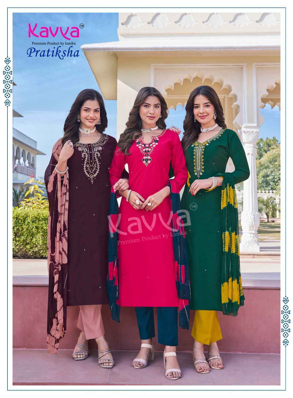 Kaya Pratiksha Vol-2 Vetican Readymade Suit  (10 pcs Catalogue)