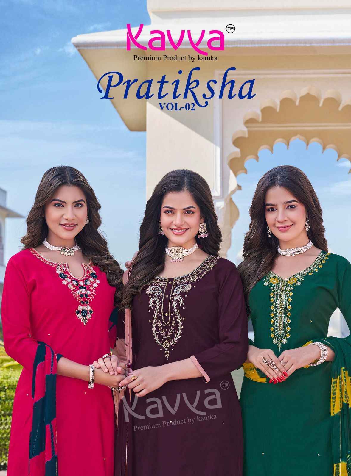 Kaya Pratiksha Vol-2 Vetican Readymade Suit  (10 pcs Catalogue)