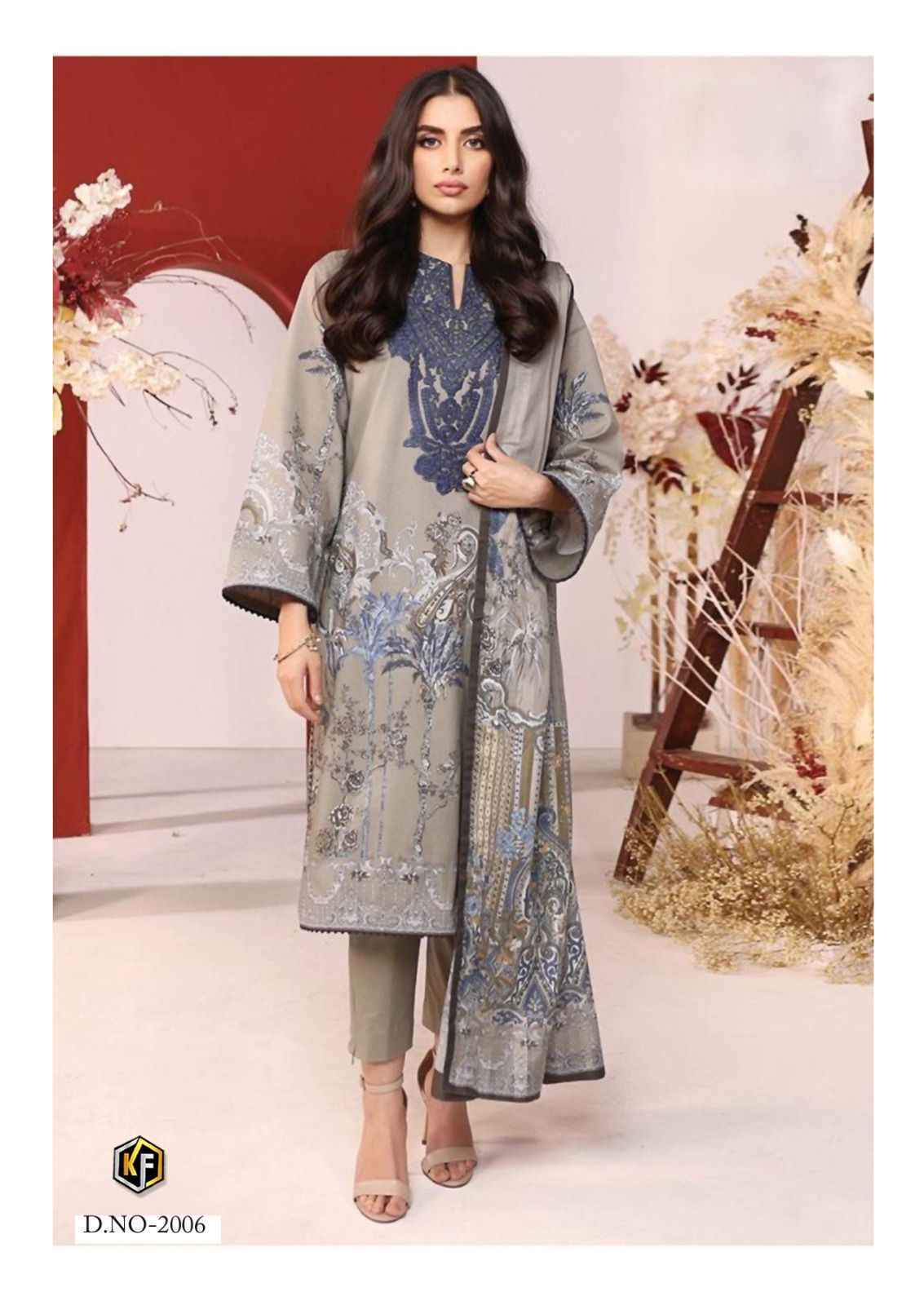 Keval Fab Elaya Vol-2 Lawn Cotton Dress Material (6 pcs Catalogue)