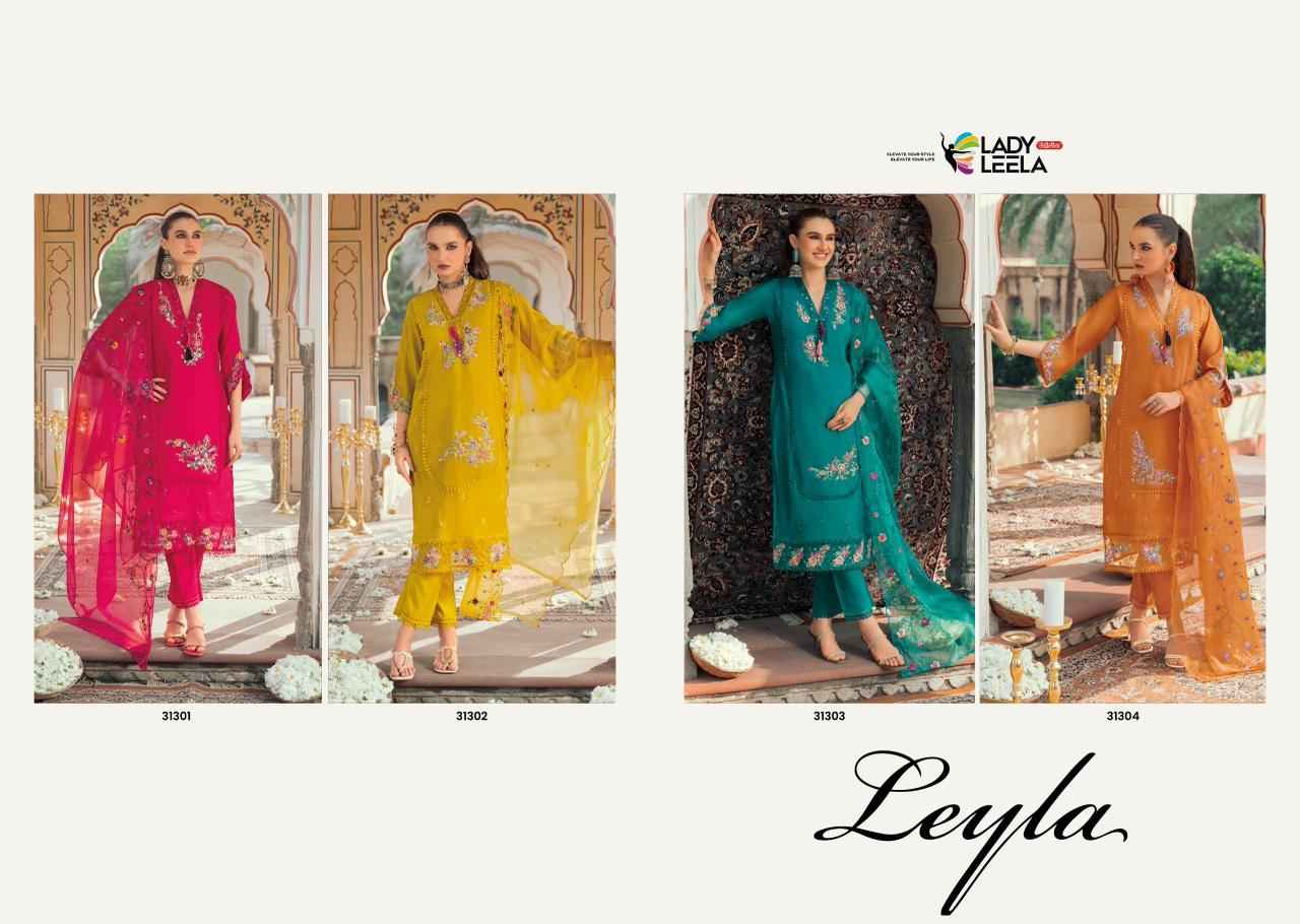 Lady Leela Leyla Viscose Silk Readymade Suit (4 pcs Catalogue)