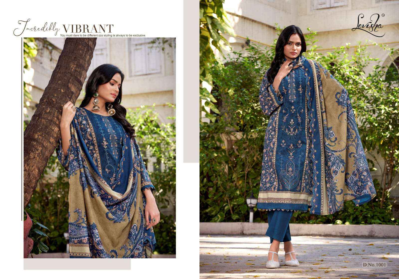Levisha Madhubala Vol-12 Lawn Cotton Dress Material (6 pcs Catalogue)