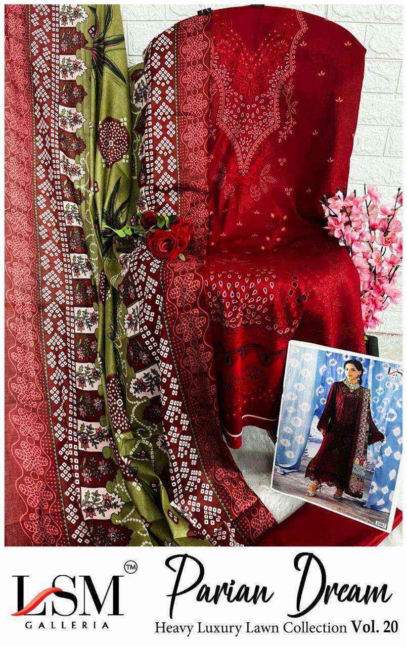 LSM Galleria Parian Dream Vol-20 Lawn Dress Material (6 pcs Catalogue)