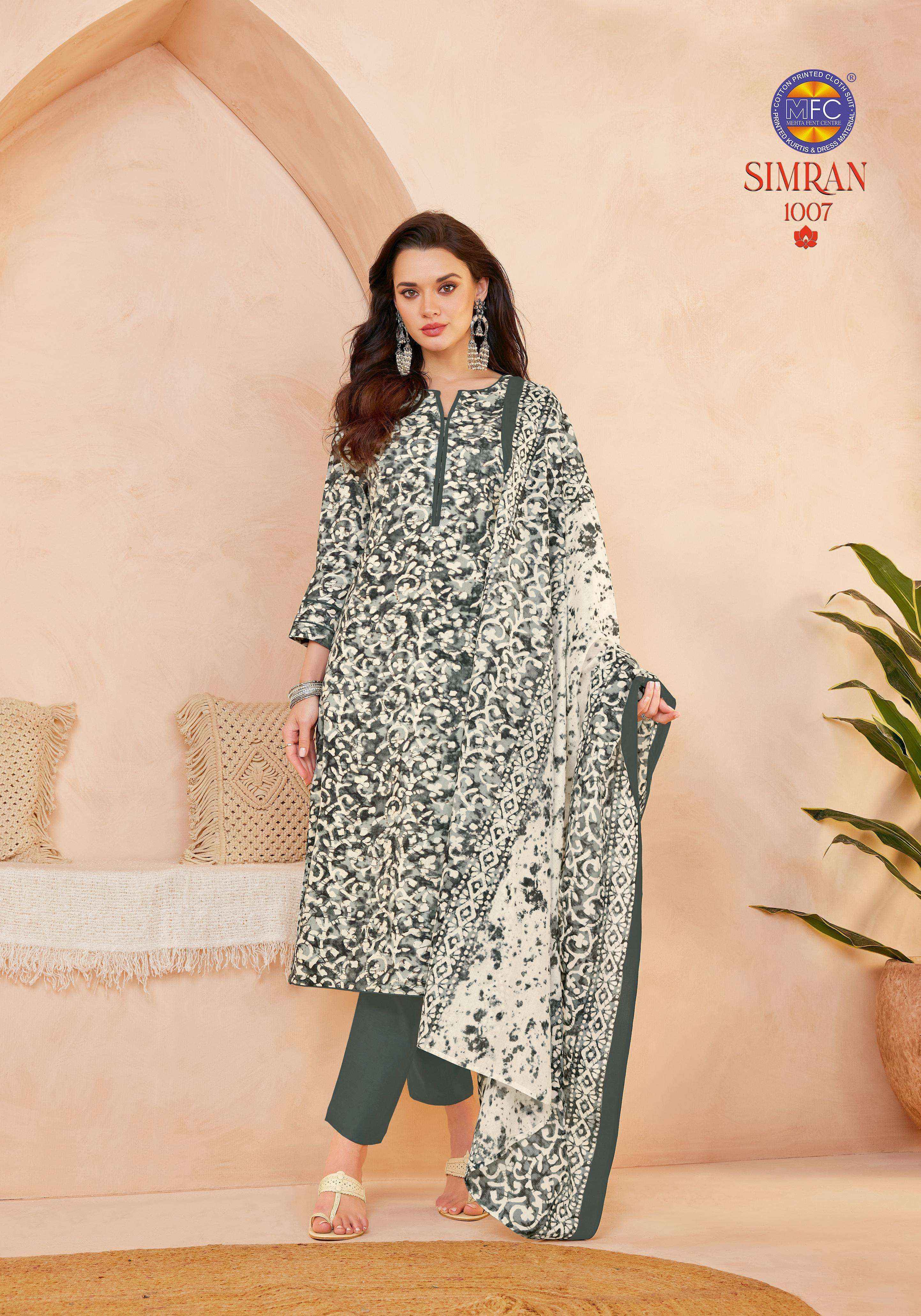 MFC Simran Vol-1 Cotton Dress Material (12 pcs Catalogue)