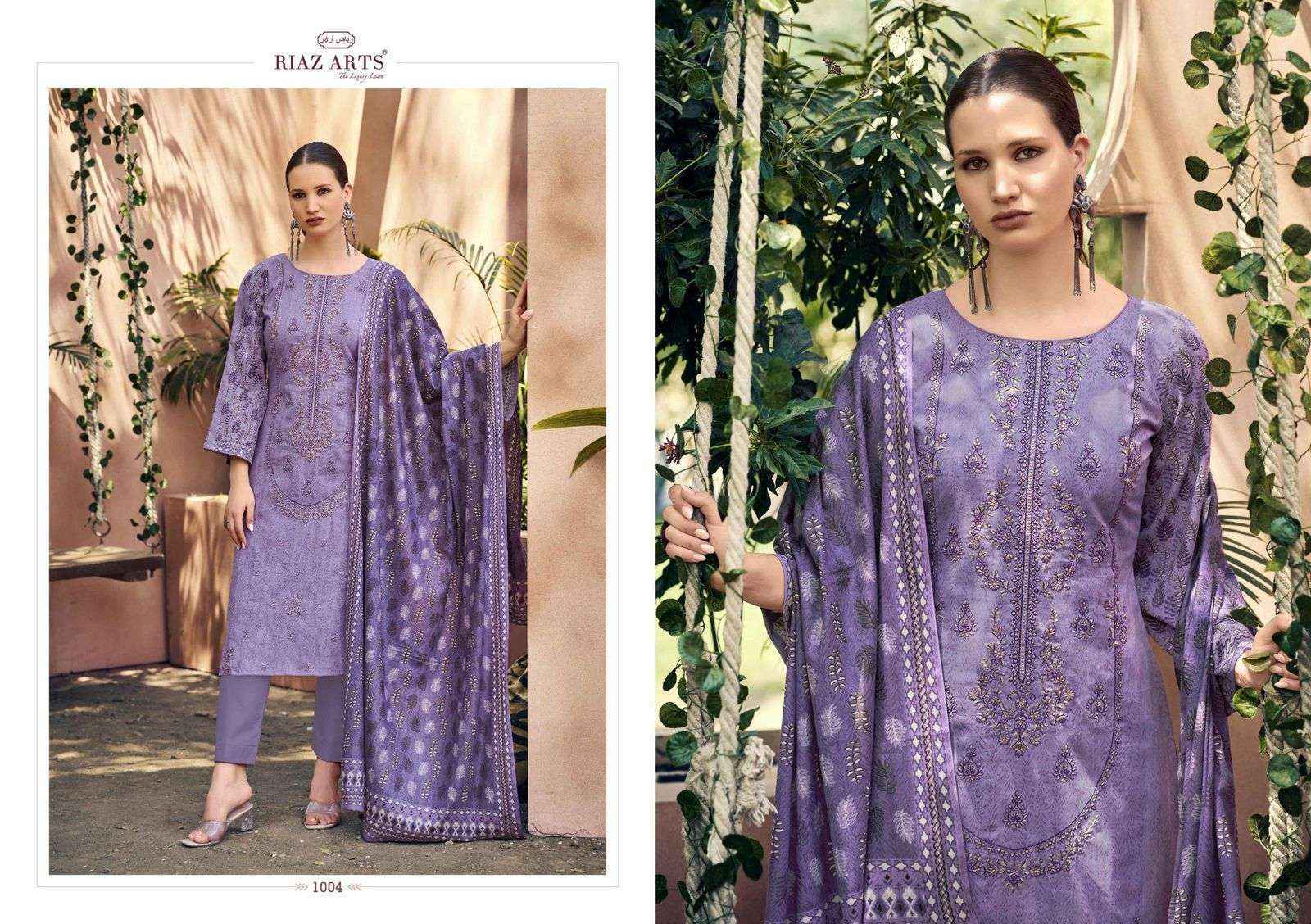 Mumtaz Arts Elan Vol-3 Lawn Cotton Dress Material (6 pcs Catalogue)