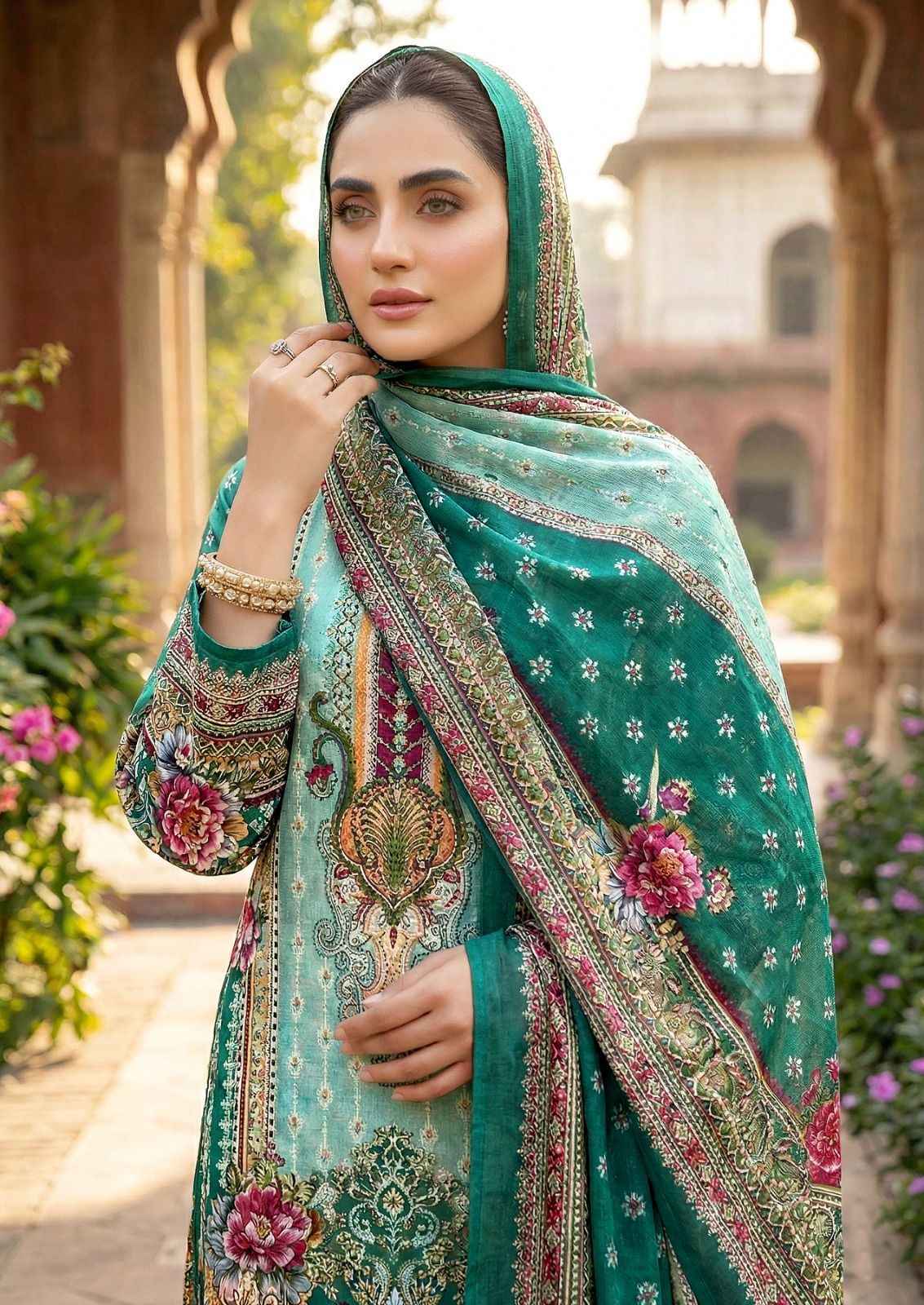 Nafisa Cotton Mahera Karachi Suits Vol-13 Cotton Dress Material (6 pcs Catalogue)