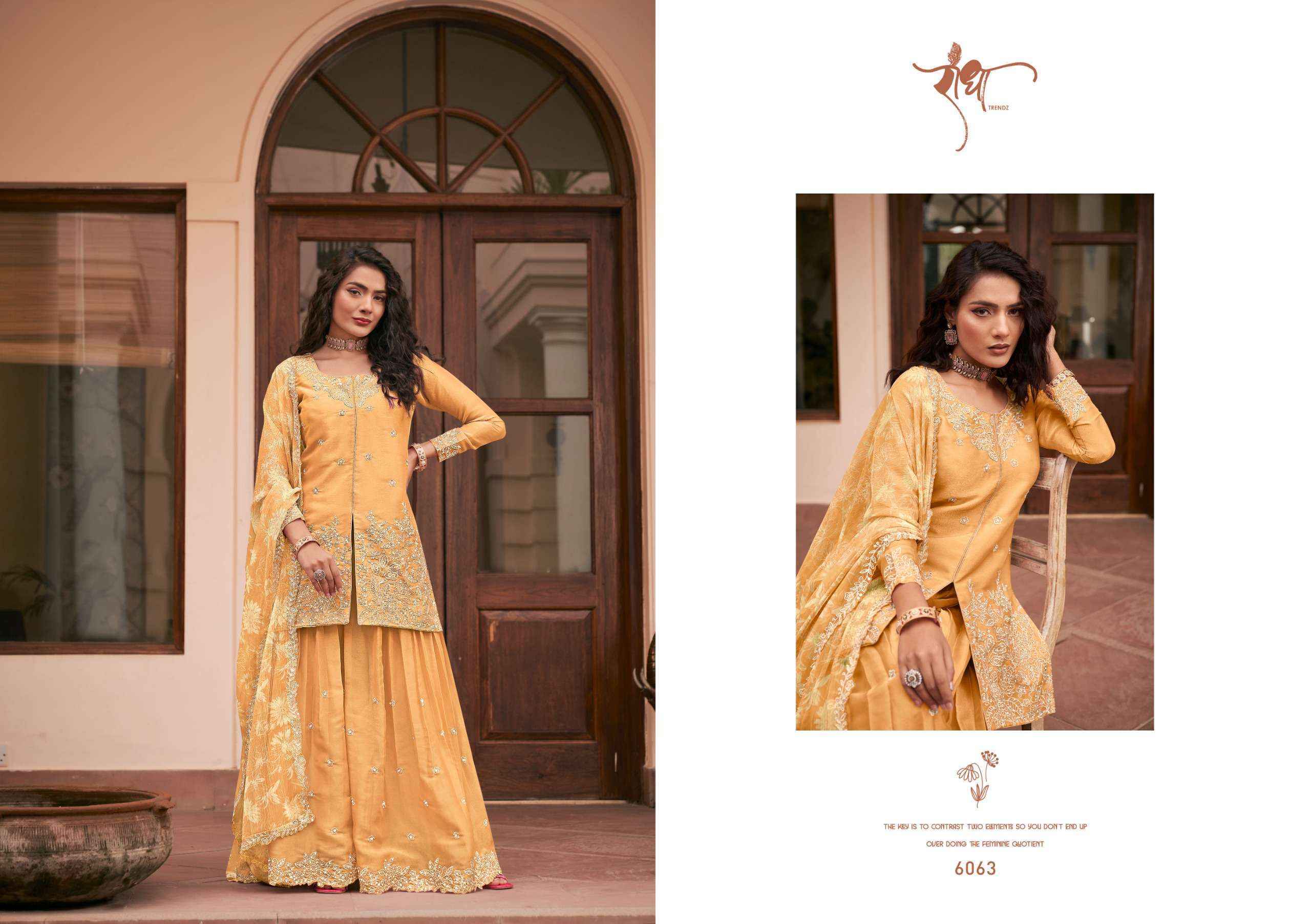 Radha Trendz Sonam Readymade Silk Dress (4 pcs Catalogue)
