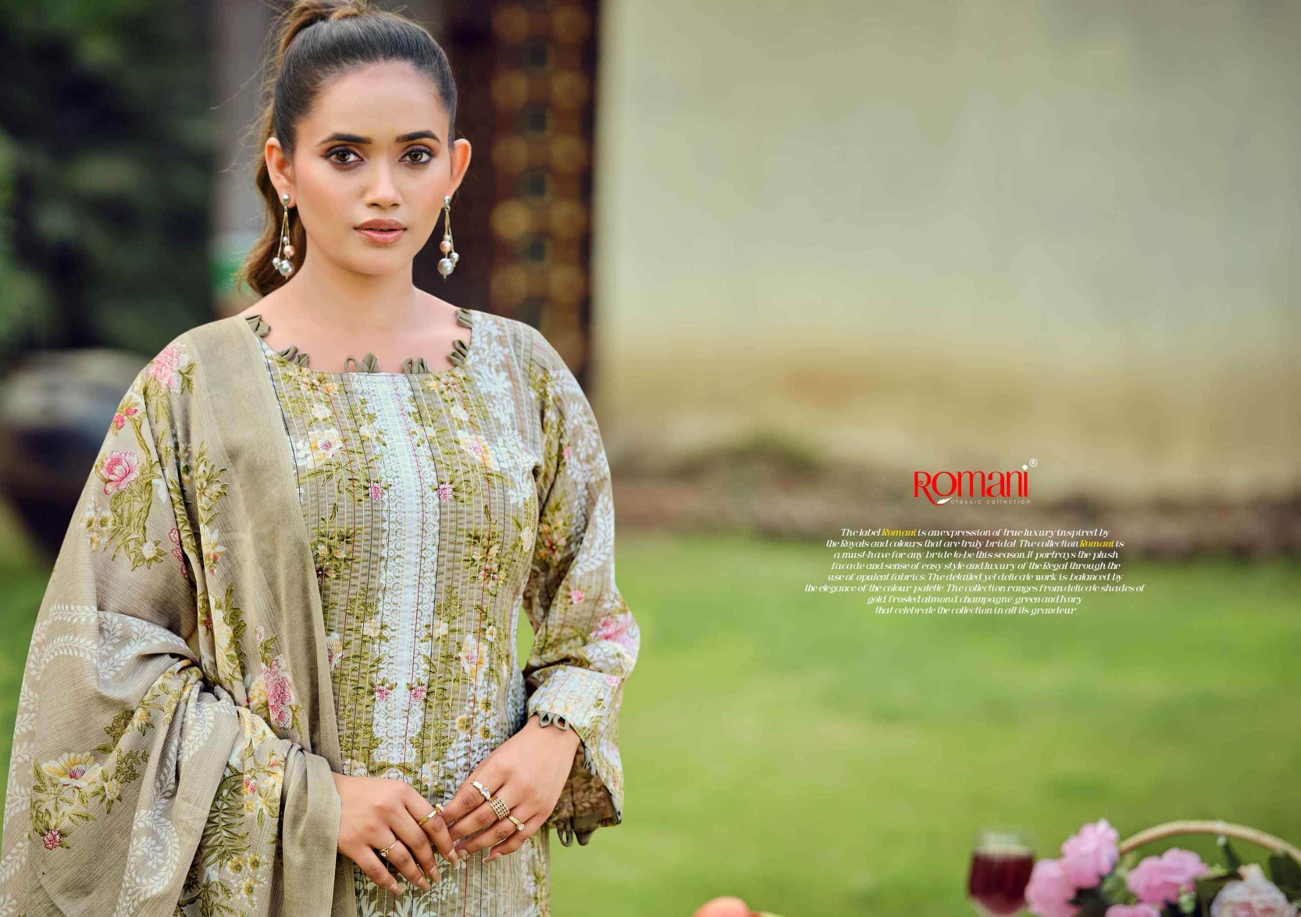 Romani Richa Cotton Dress Material (8 pcs Catalogue)