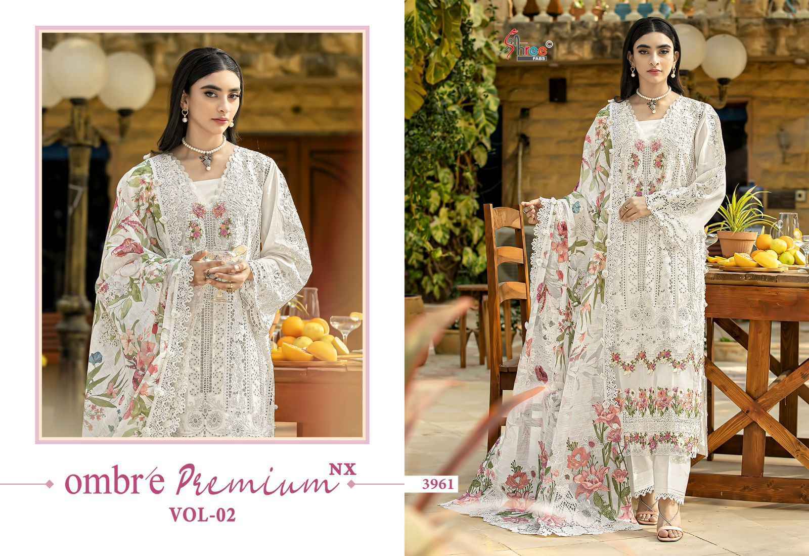 Shree Fabs Ombre Premium Nx Vol-2 Cotton Dress Material (5 pcs Catalogue)