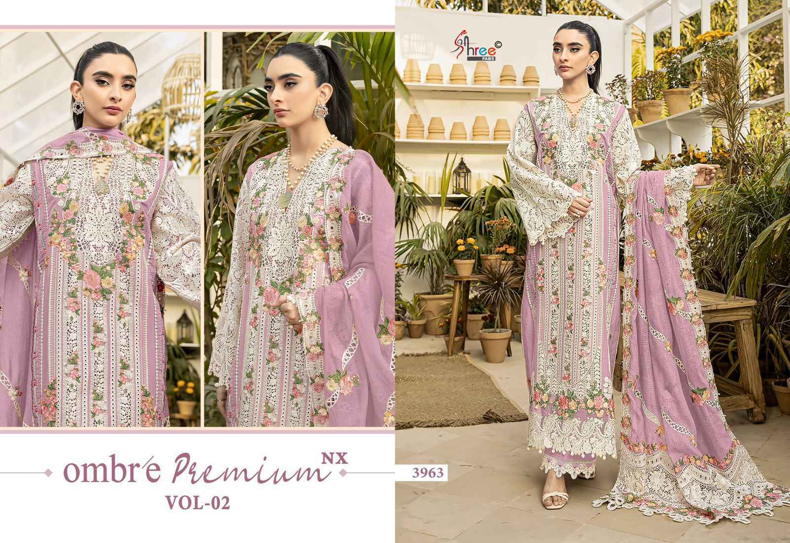 Shree Fabs Ombre Premium Nx Vol-2 Cotton Dress Material (5 pcs Catalogue)
