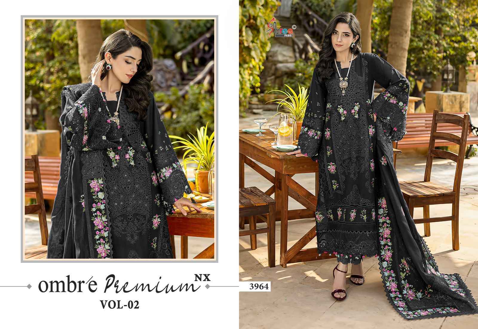 Shree Fabs Ombre Premium Nx Vol-2 Cotton Dress Material (5 pcs Catalogue)
