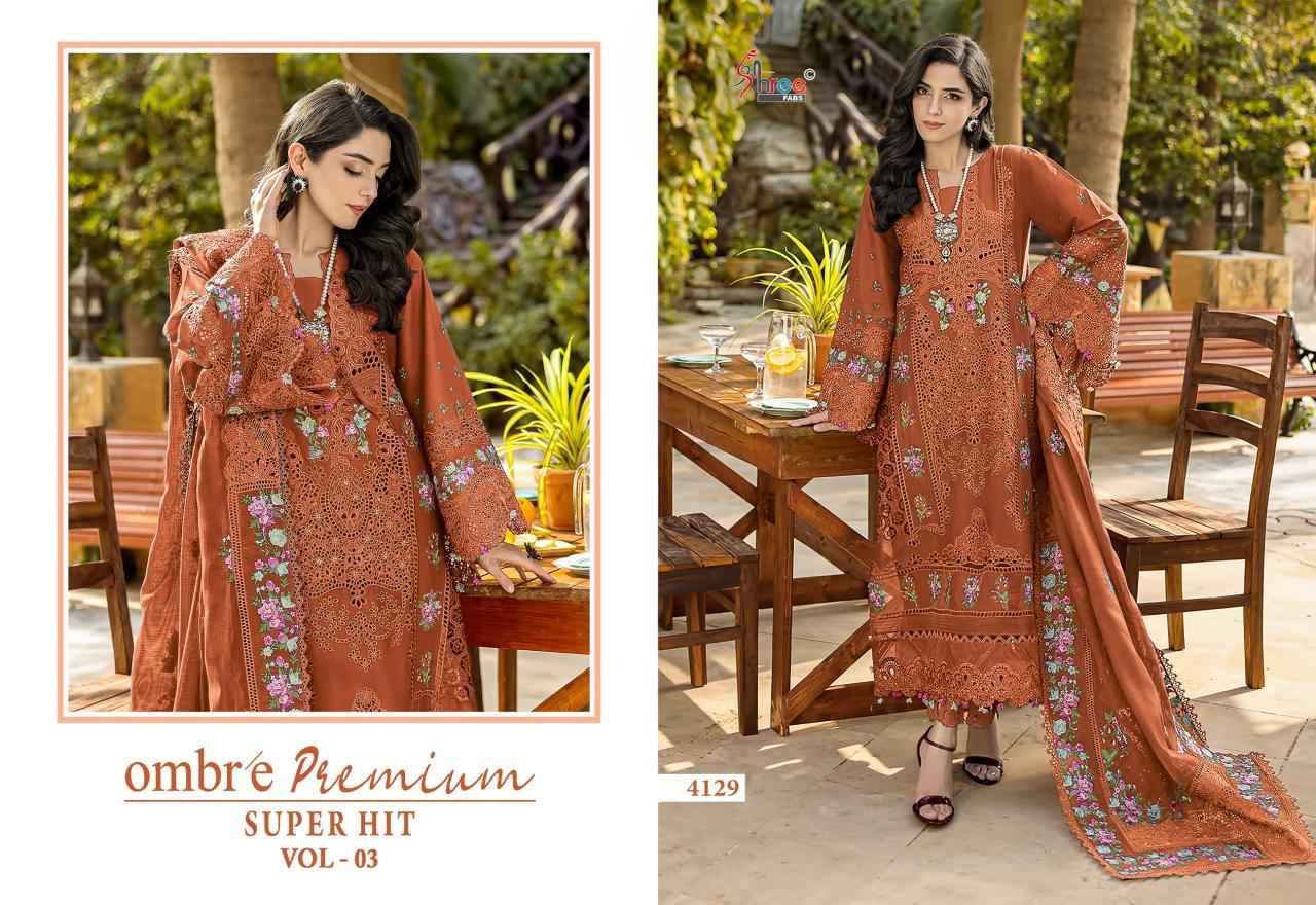 Shree Fabs Ombre Premium Super Hit Vol-3 Cotton Dress Material (6 pcs Catalogue)