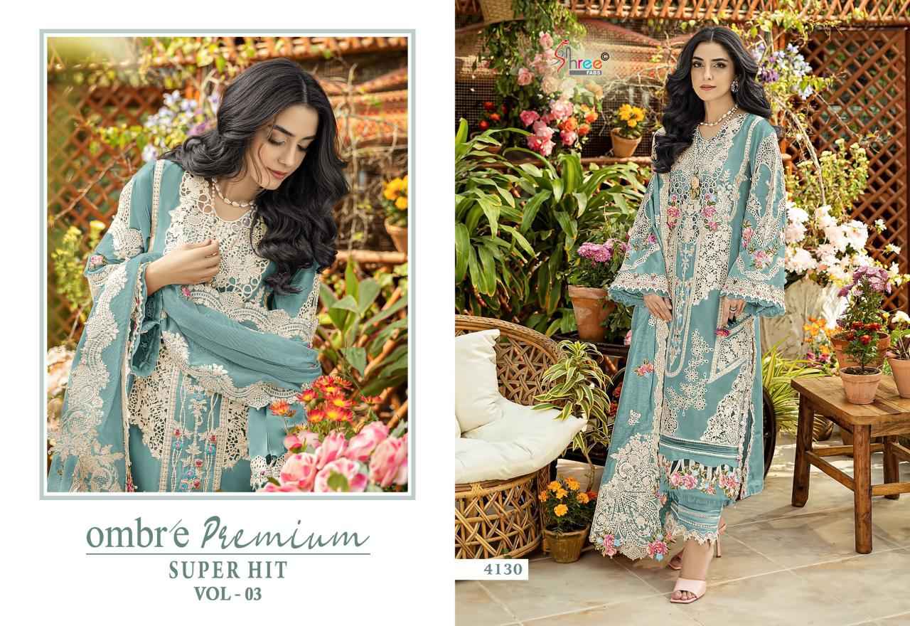 Shree Fabs Ombre Premium Super Hit Vol-3 Cotton Dress Material (6 pcs Catalogue)