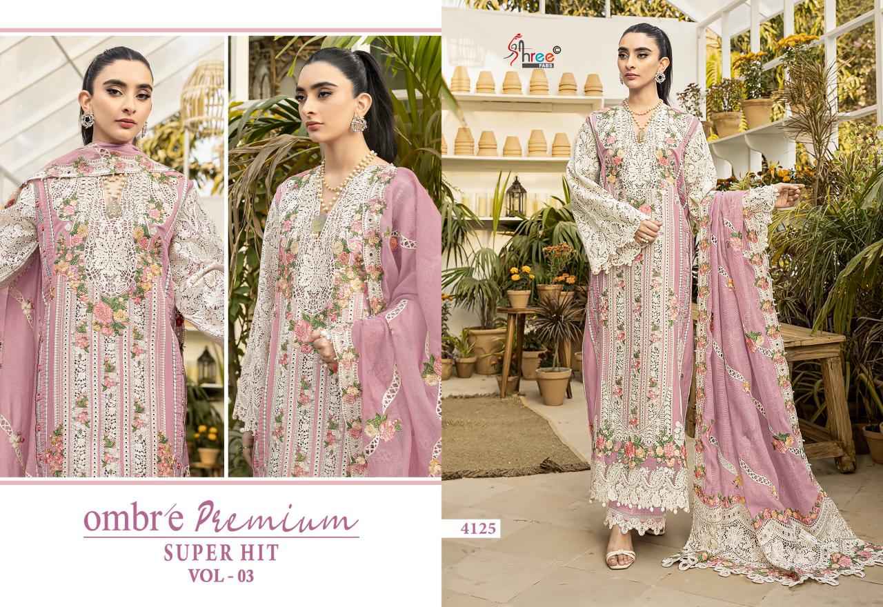 Shree Fabs Ombre Premium Super Hit Vol-3 Cotton Dress Material (6 pcs Catalogue)