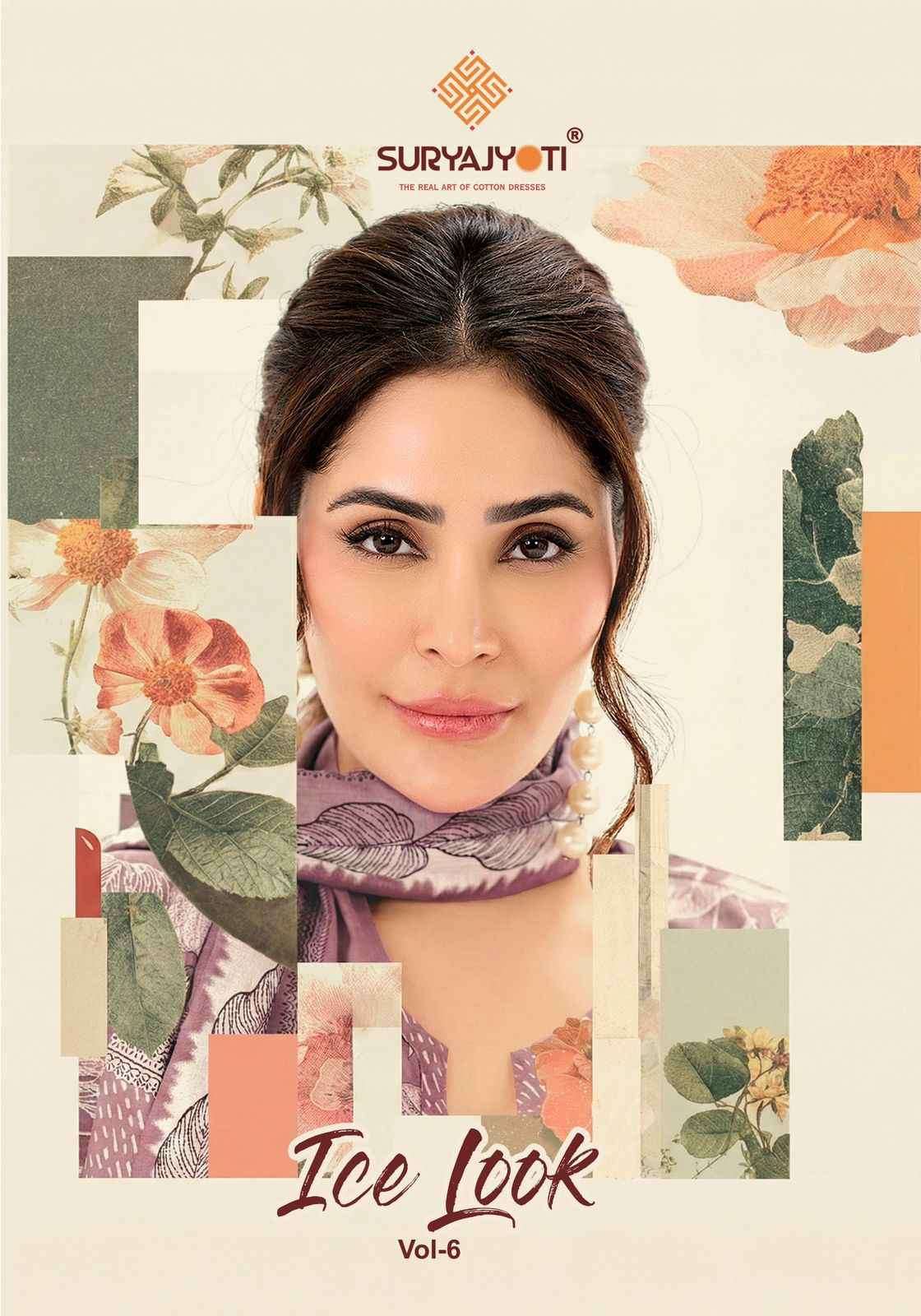 Suryajyoti Ice Look Vol-6 Readymade Cotton Dress Material (10 pcs Catalogue)