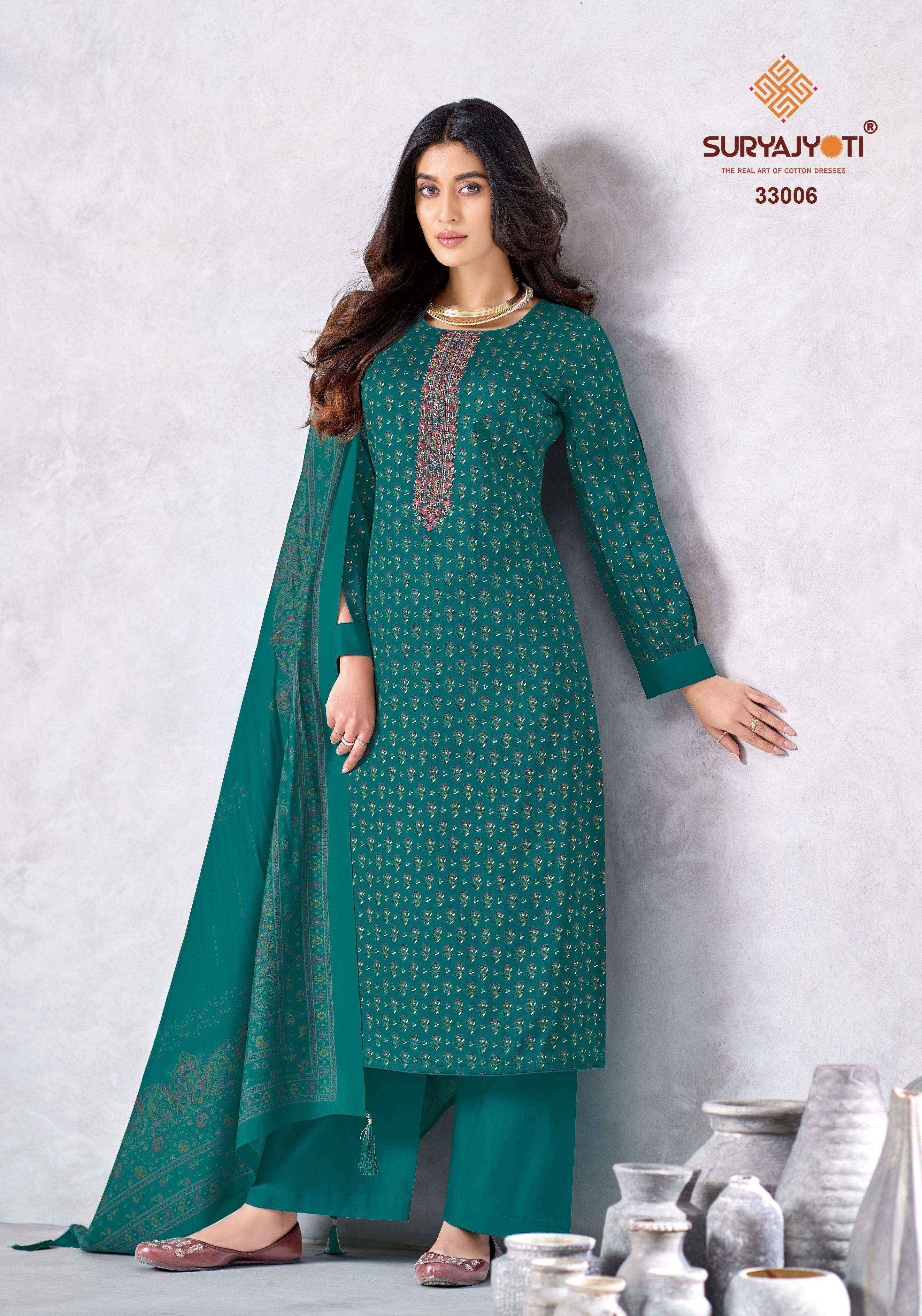Suryajyoti Kalki Vol-33 Jam Satin Dress Material (8 Pcs Catalouge)