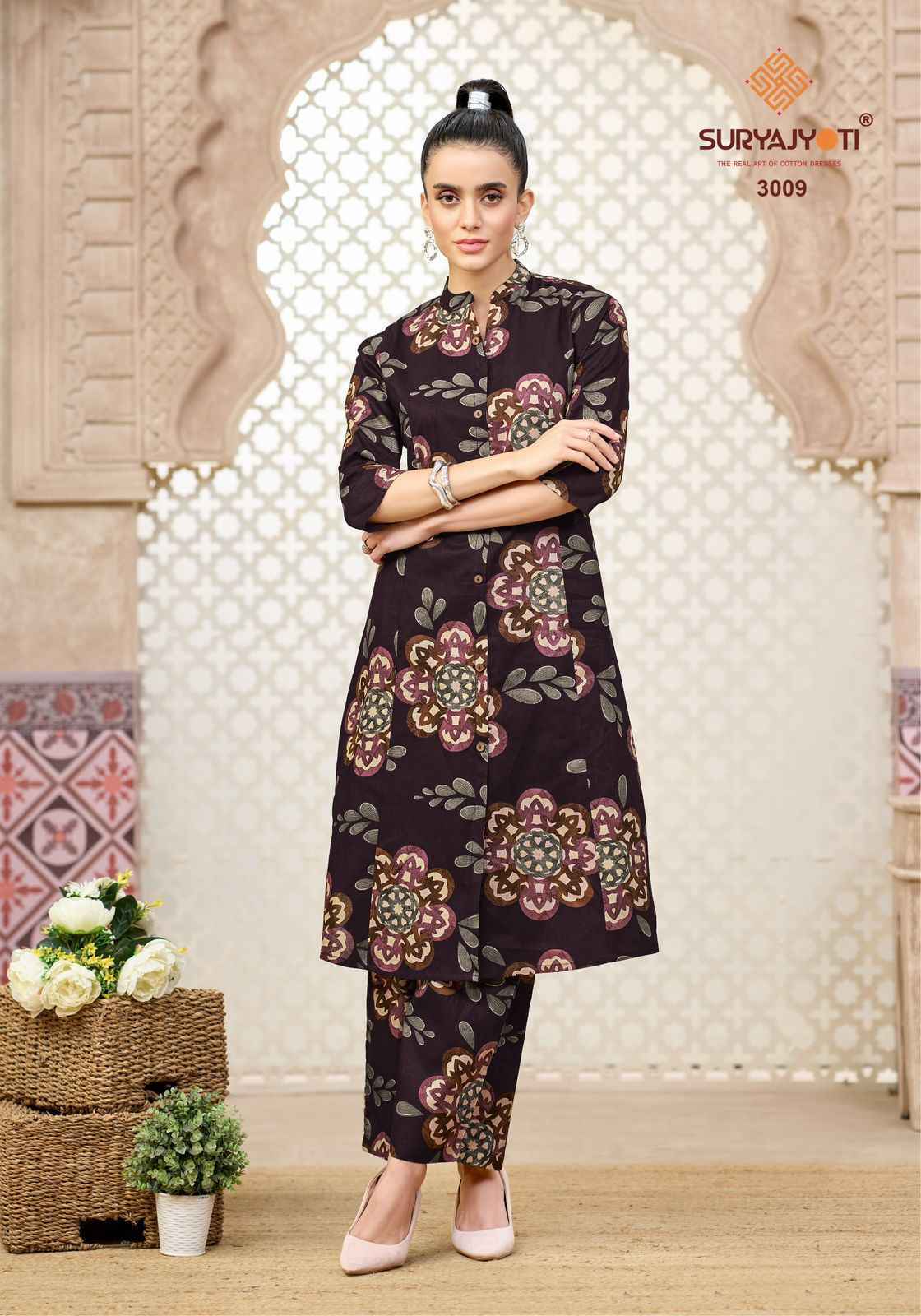 Suryajyoti Prapti Vol-3 Cotton Co Ord Set (10 pcs Catalogue)