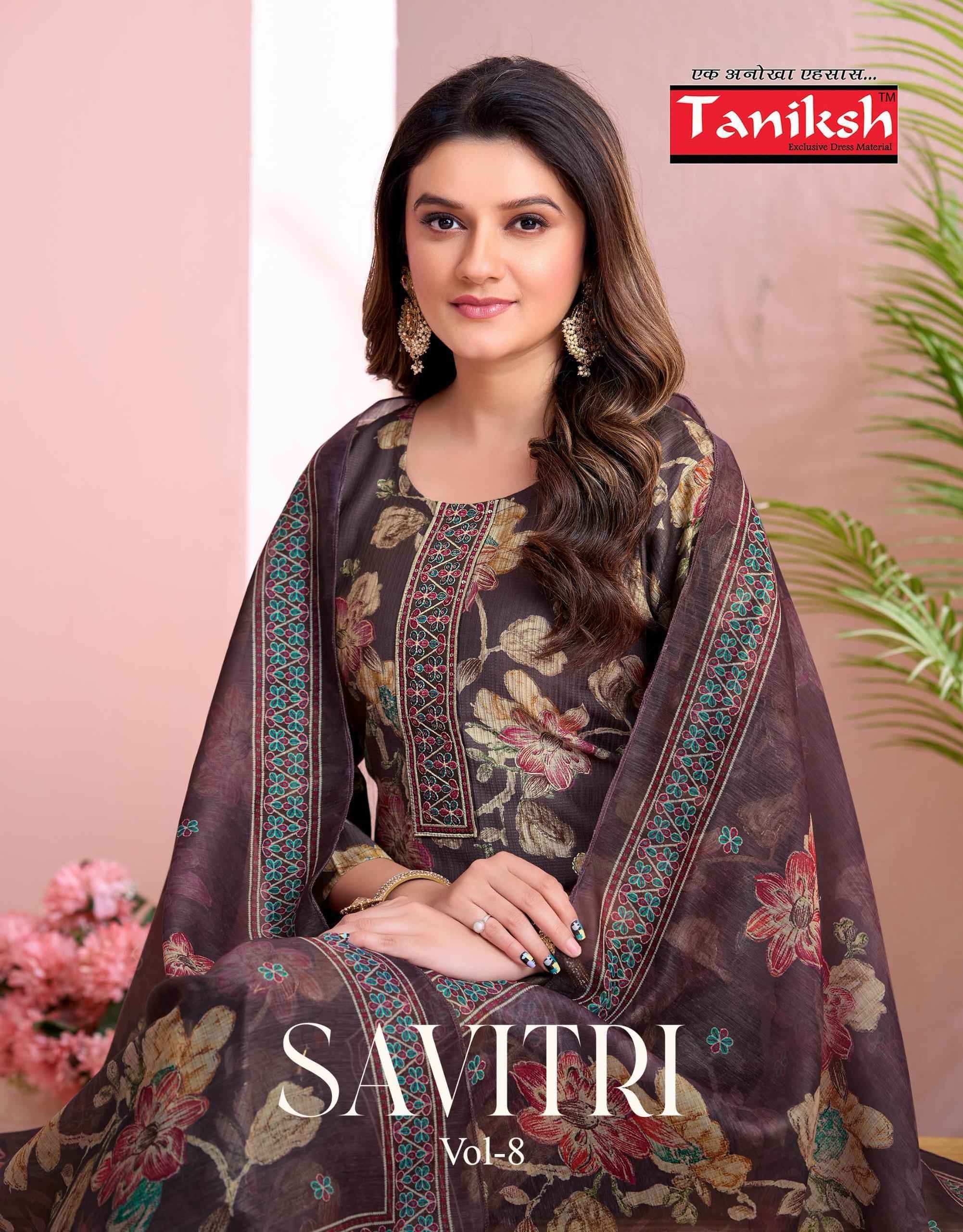 Taniksh Savitri Vol-8 Vertical Readymade Suit (8 pcs Catalogue)