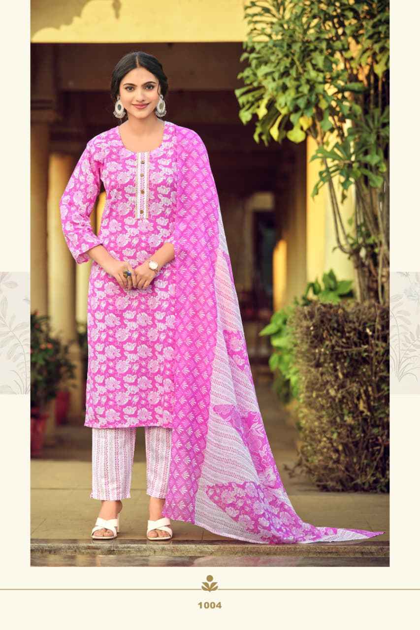 Tips & Tops Summer Fashion Vol-10 Cotton Readymade Suit (6 pcs Catalogue)