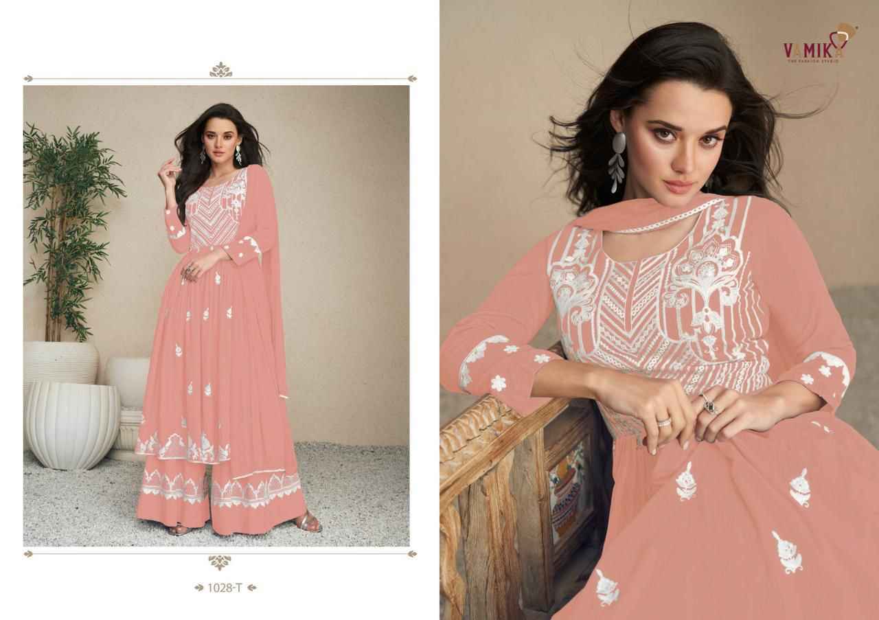 Vamika Lakhnavi Vol-5 New List Readymade Reyon Dress (4 pcs Catalogue)
