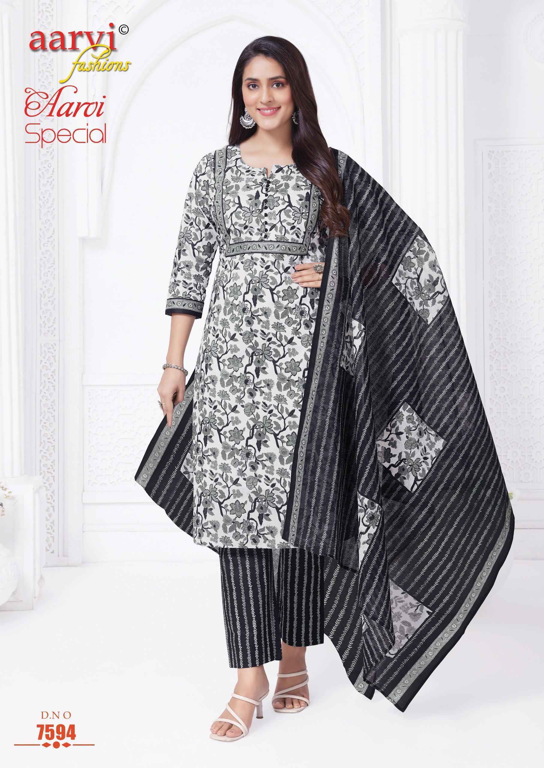 Aarvi Fashion Aarvi Special Vol-20 Radymade Cambric Cotton Dress (12 pcs Catalogue)