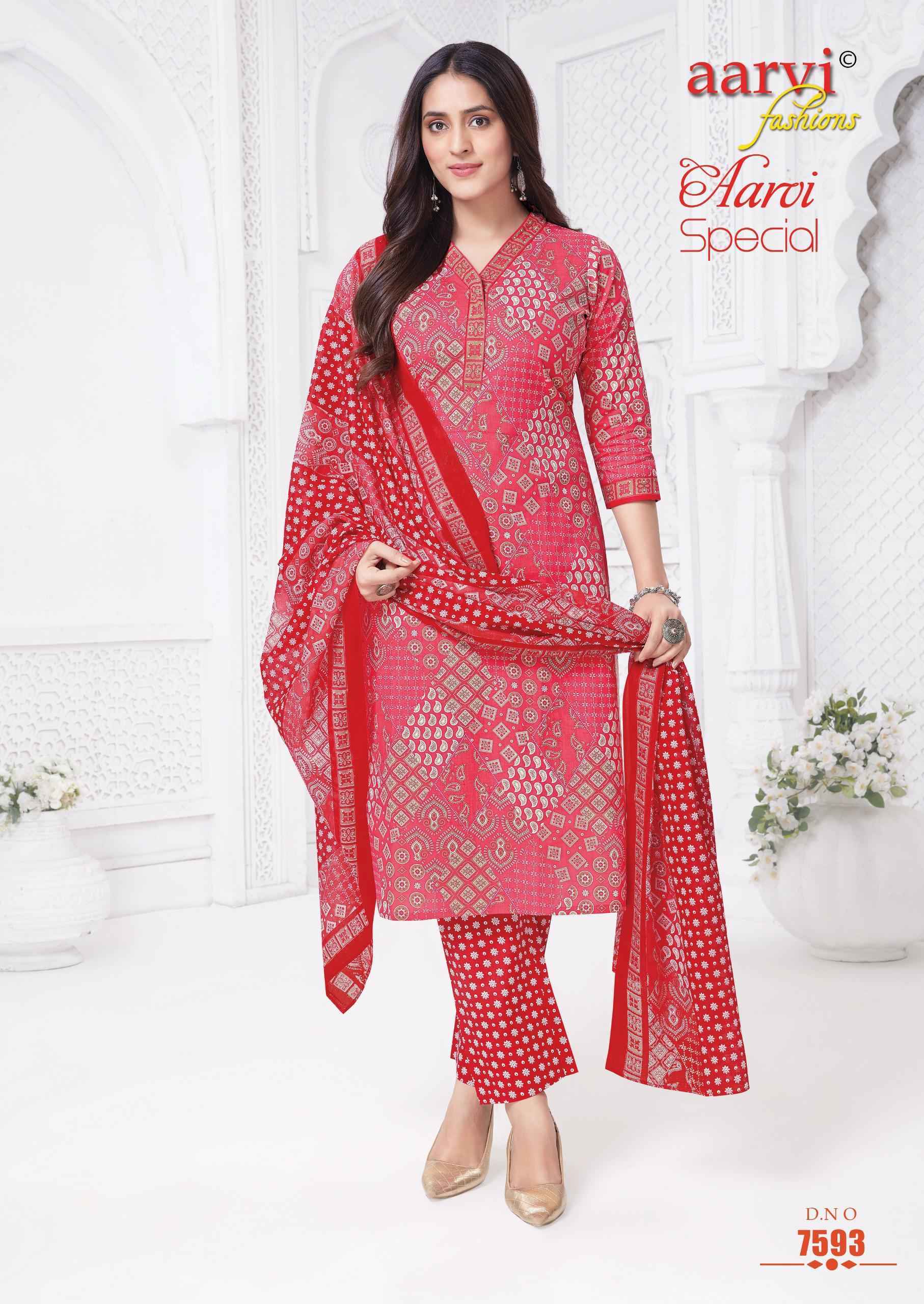 Aarvi Fashion Aarvi Special Vol-20 Radymade Cambric Cotton Dress (12 pcs Catalogue)