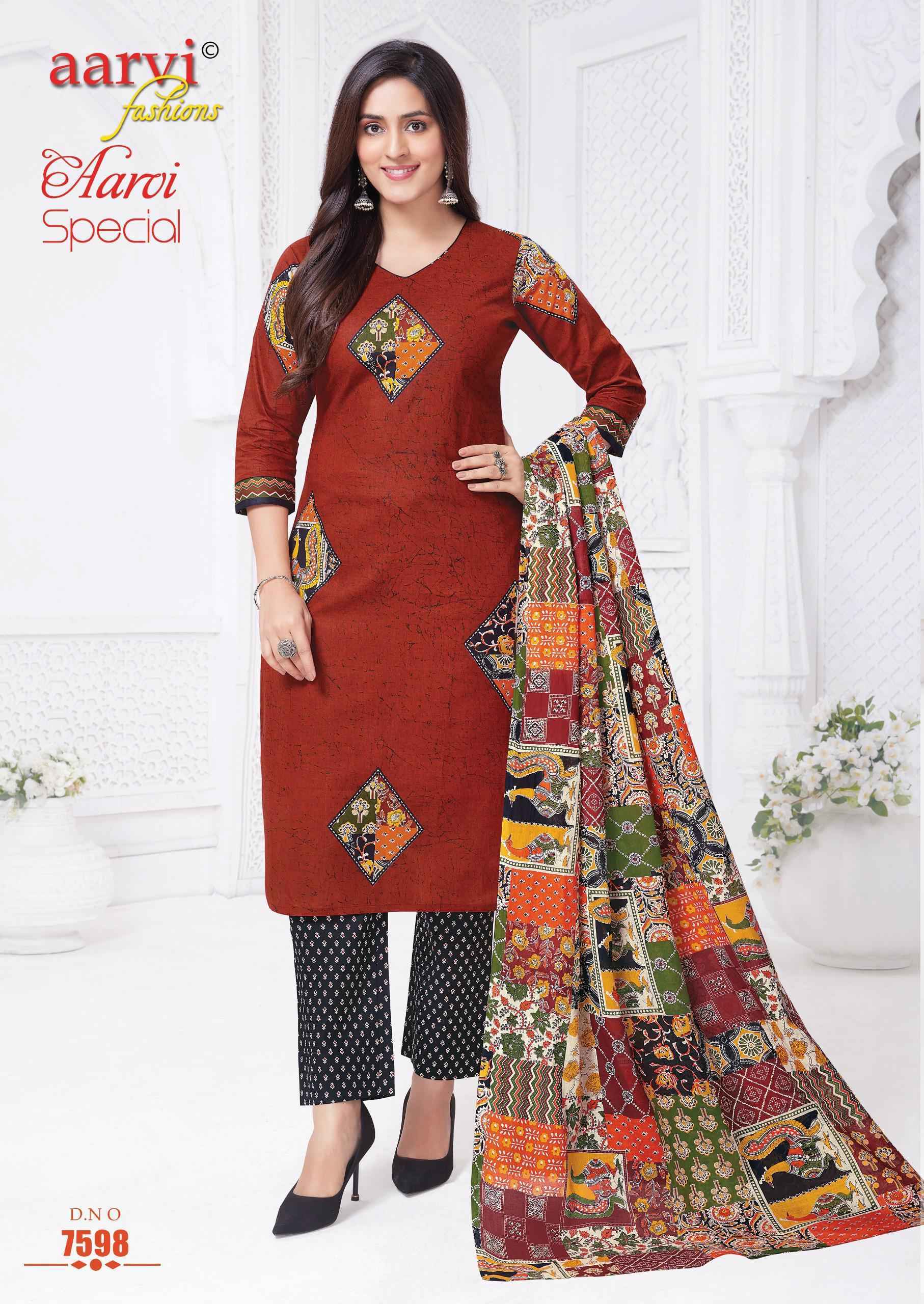 Aarvi Fashion Aarvi Special Vol-20 Radymade Cambric Cotton Dress (12 pcs Catalogue)