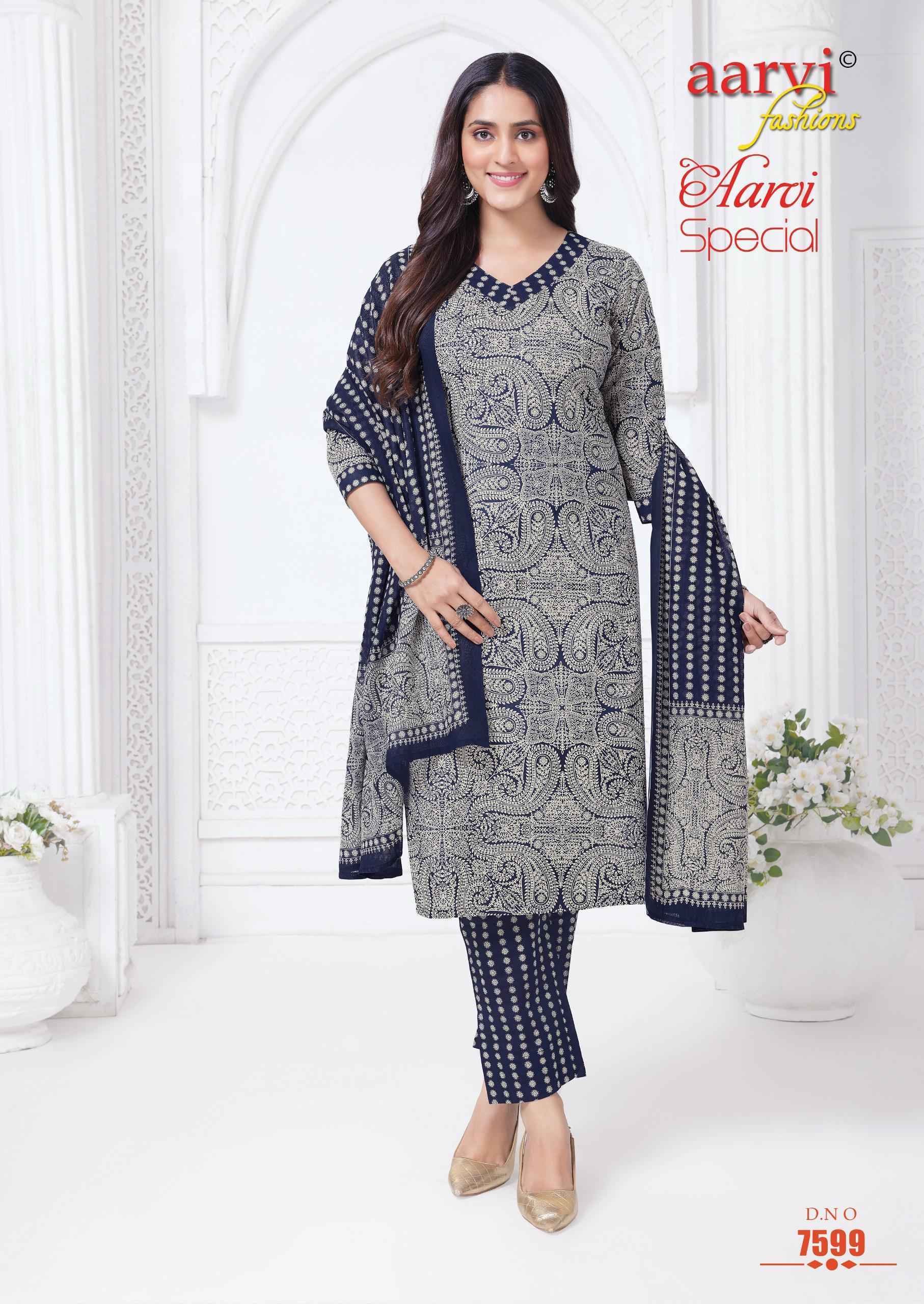 Aarvi Fashion Aarvi Special Vol-20 Radymade Cambric Cotton Dress (12 pcs Catalogue)