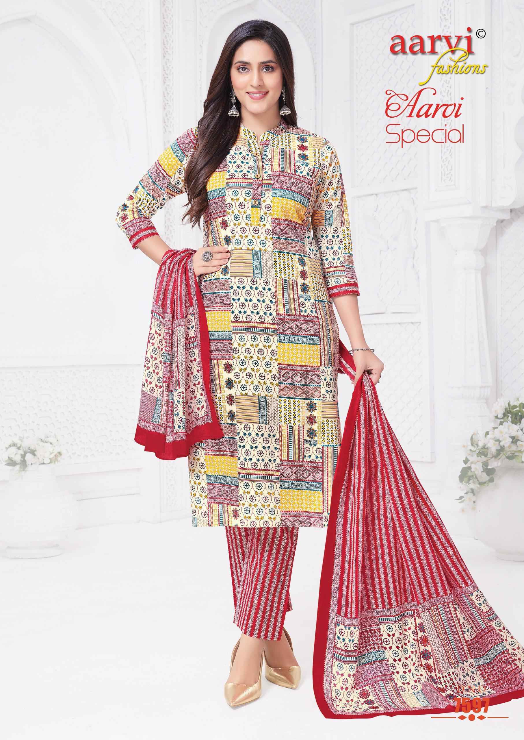 Aarvi Fashion Aarvi Special Vol-20 Radymade Cambric Cotton Dress (12 pcs Catalogue)