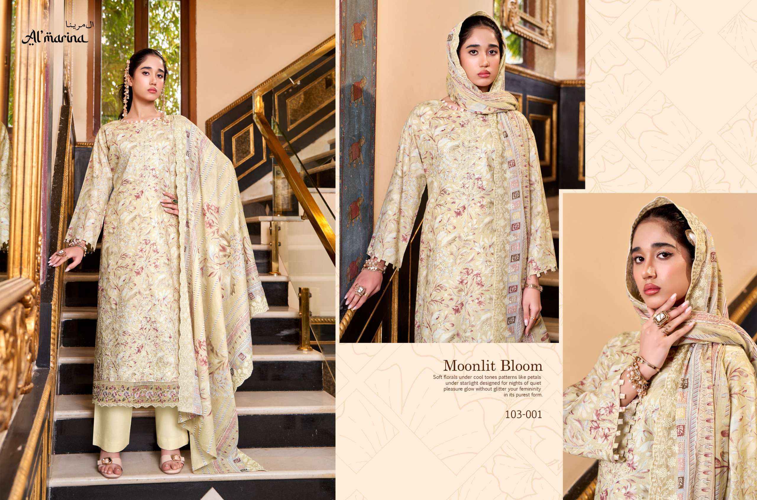 Al Marina Chikankari Vol-2 Cotton Dress Material (6 pcs Catalogue)