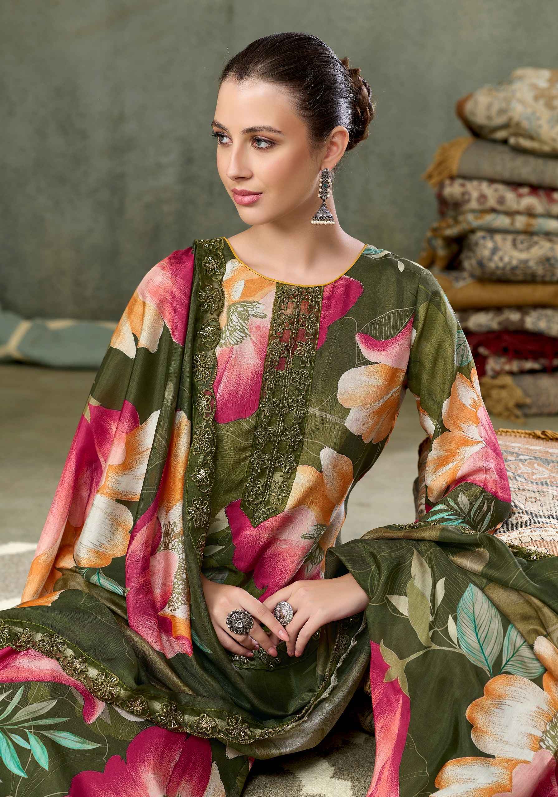 Alok Fariha Edition-6 Muslin Dress Material (8 pcs Catalogue)