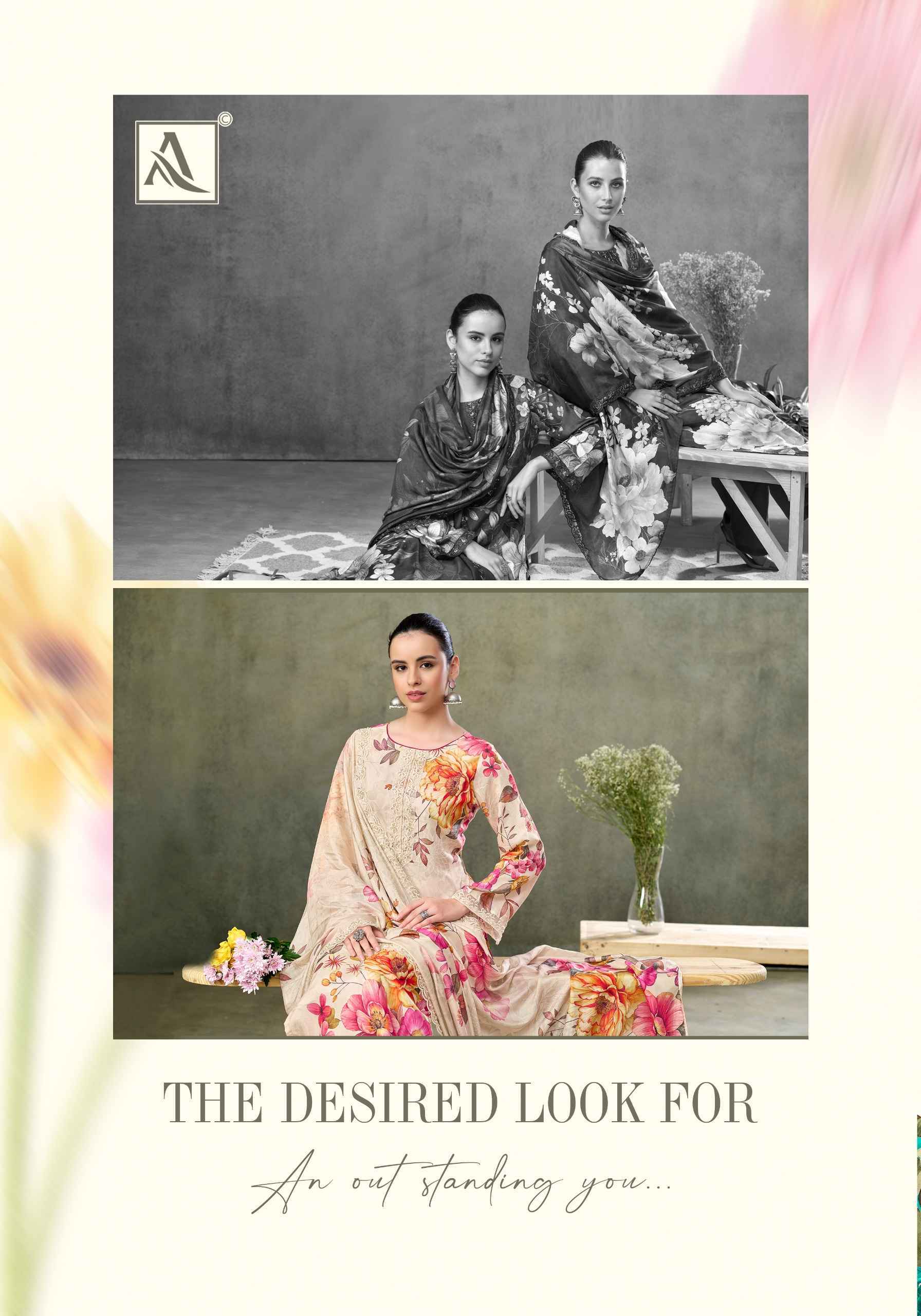 Alok Fariha Edition-6 Muslin Dress Material (8 pcs Catalogue)