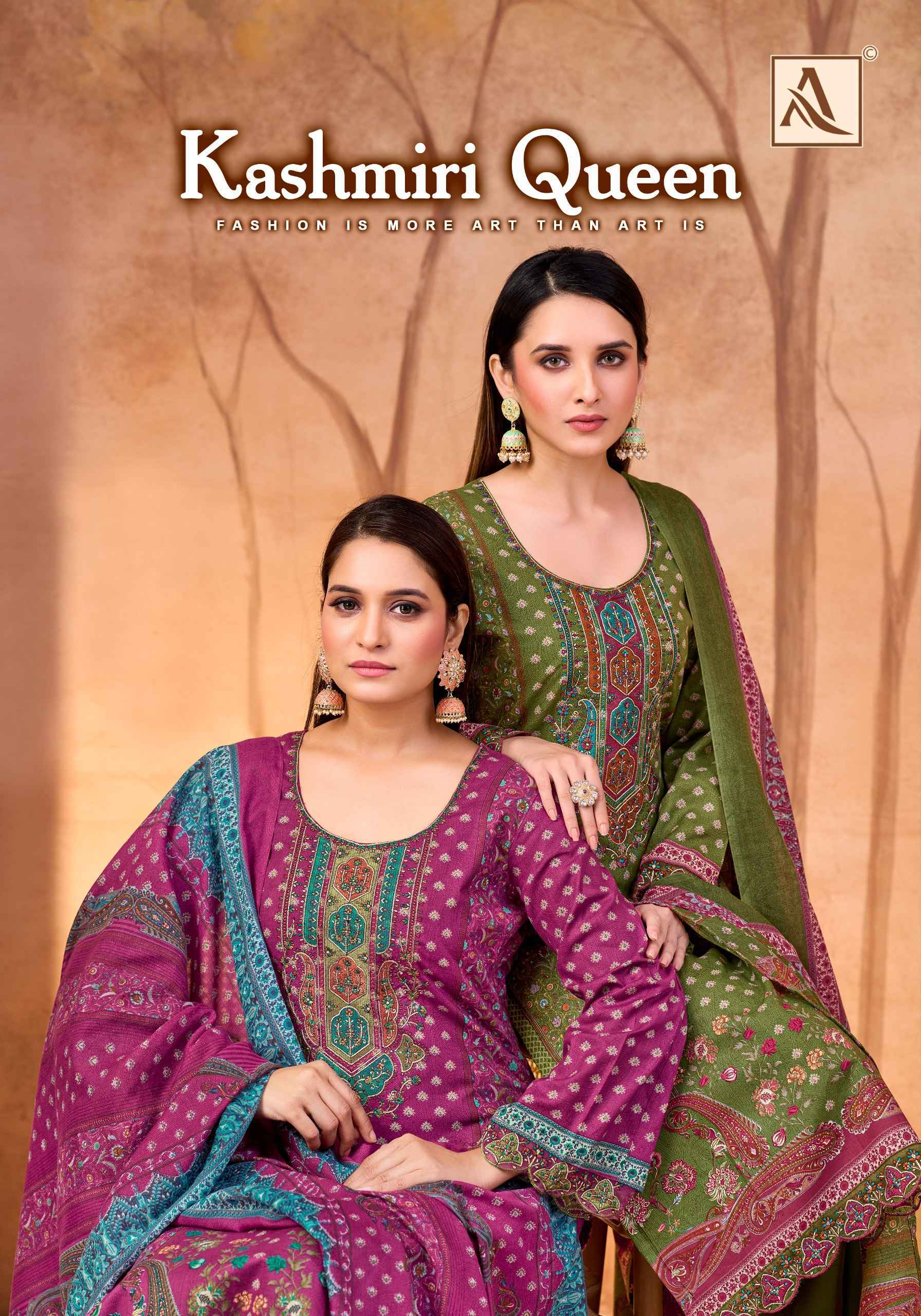 Alok Kashmiri Queen Cambric Cotton Dress Material (6 pcs Catalogue)
