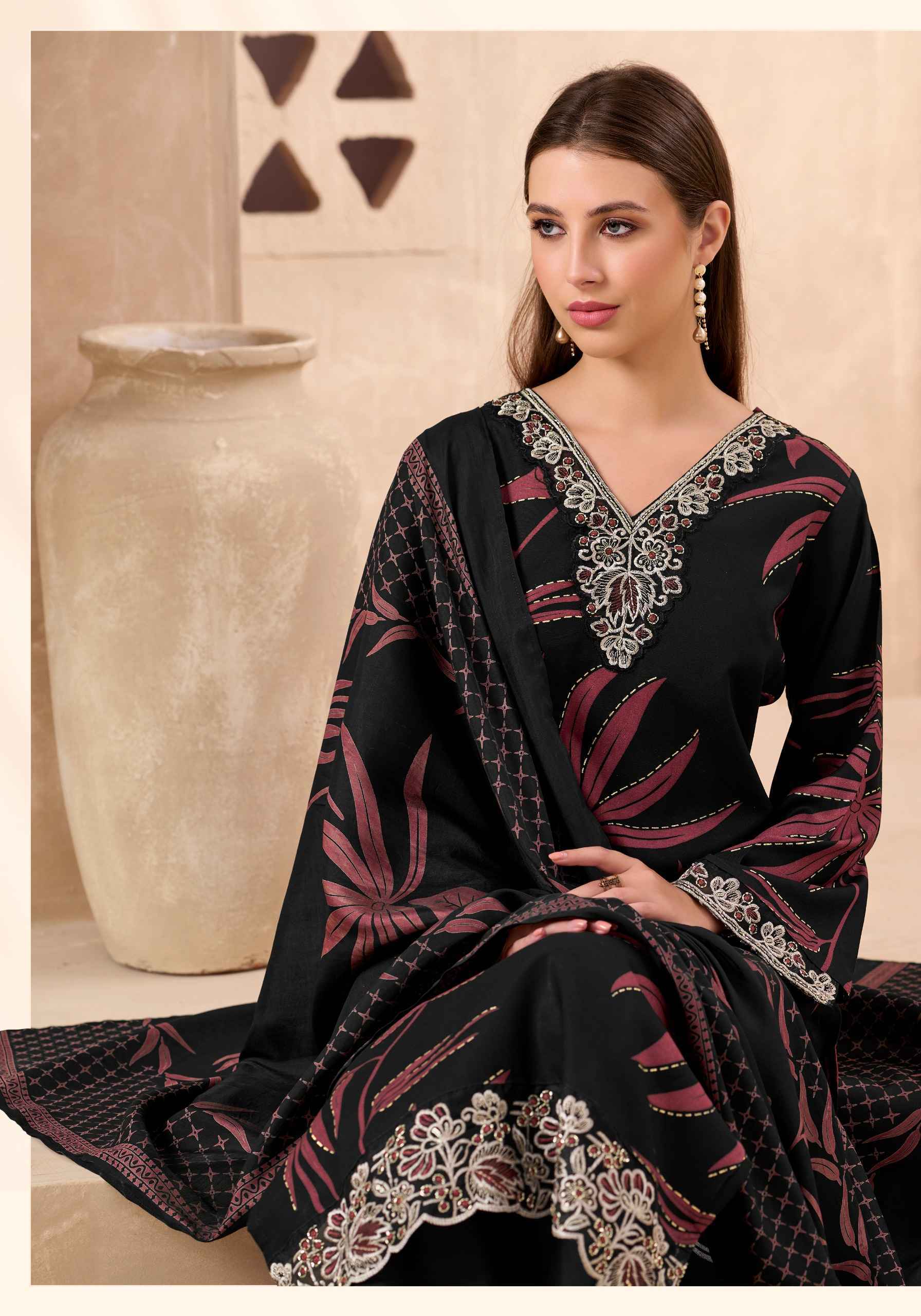 Alok Turkish Edition-7 Viscose Reyon Dress Material (6 pcs Catalogue)